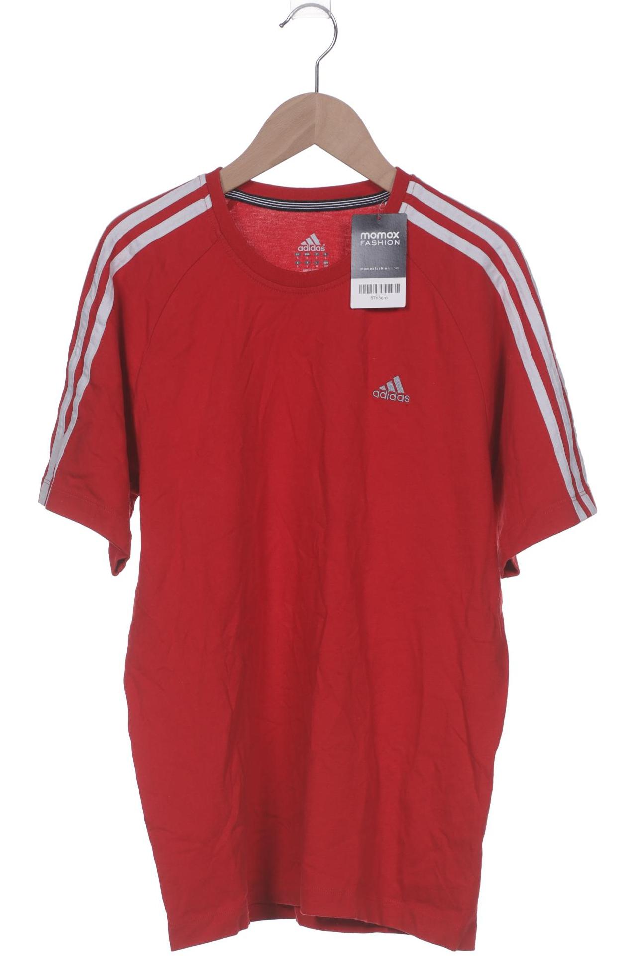 

adidas Herren T-Shirt, rot, Gr. 46