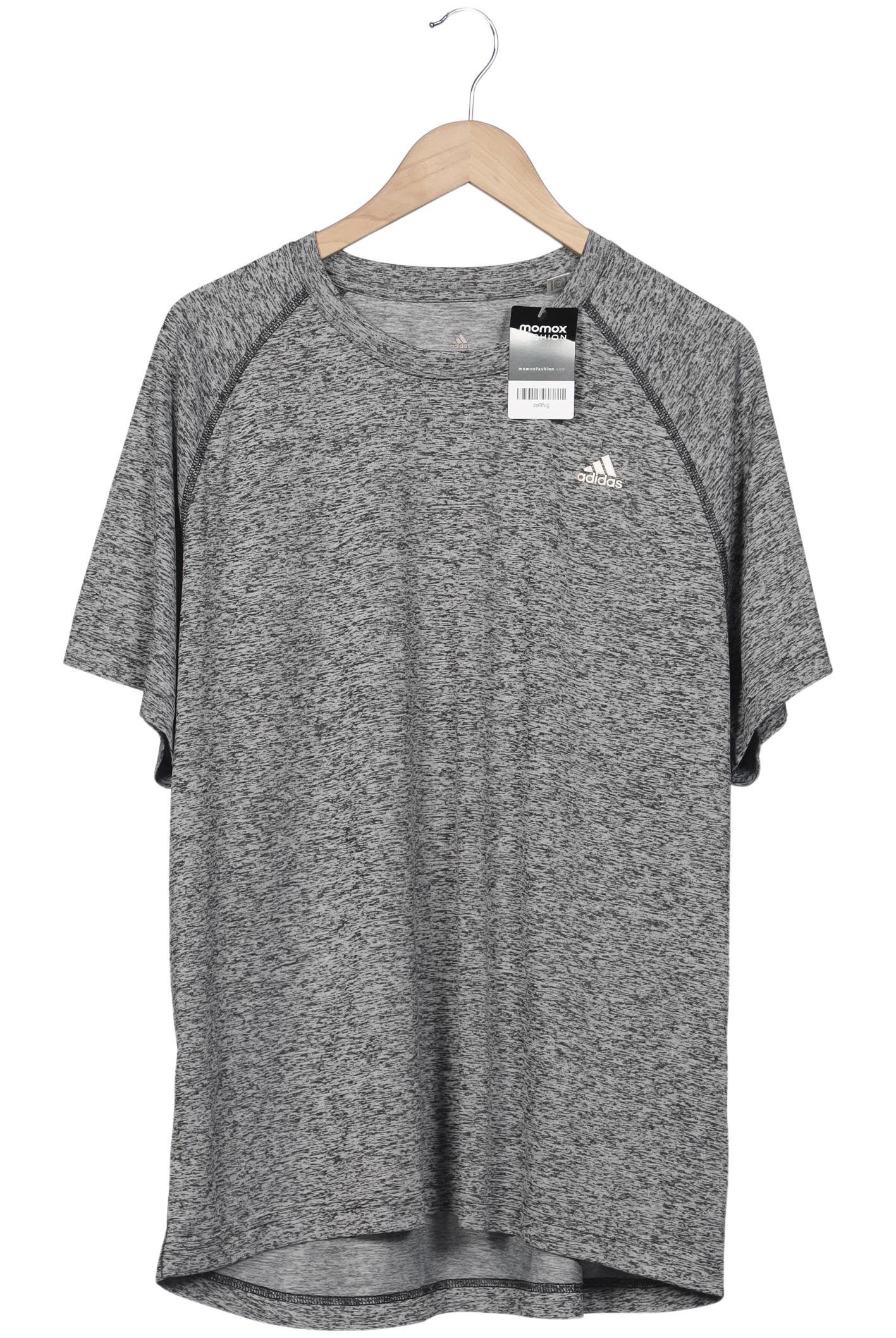 

adidas Herren T-Shirt, grau, Gr. 56