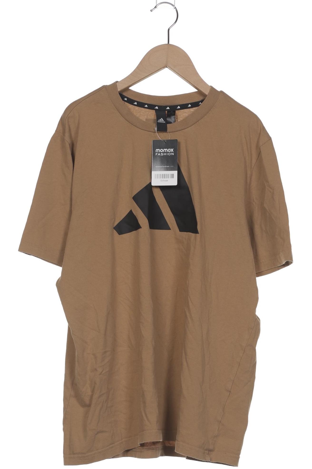 

adidas Herren T-Shirt, braun, Gr. 52