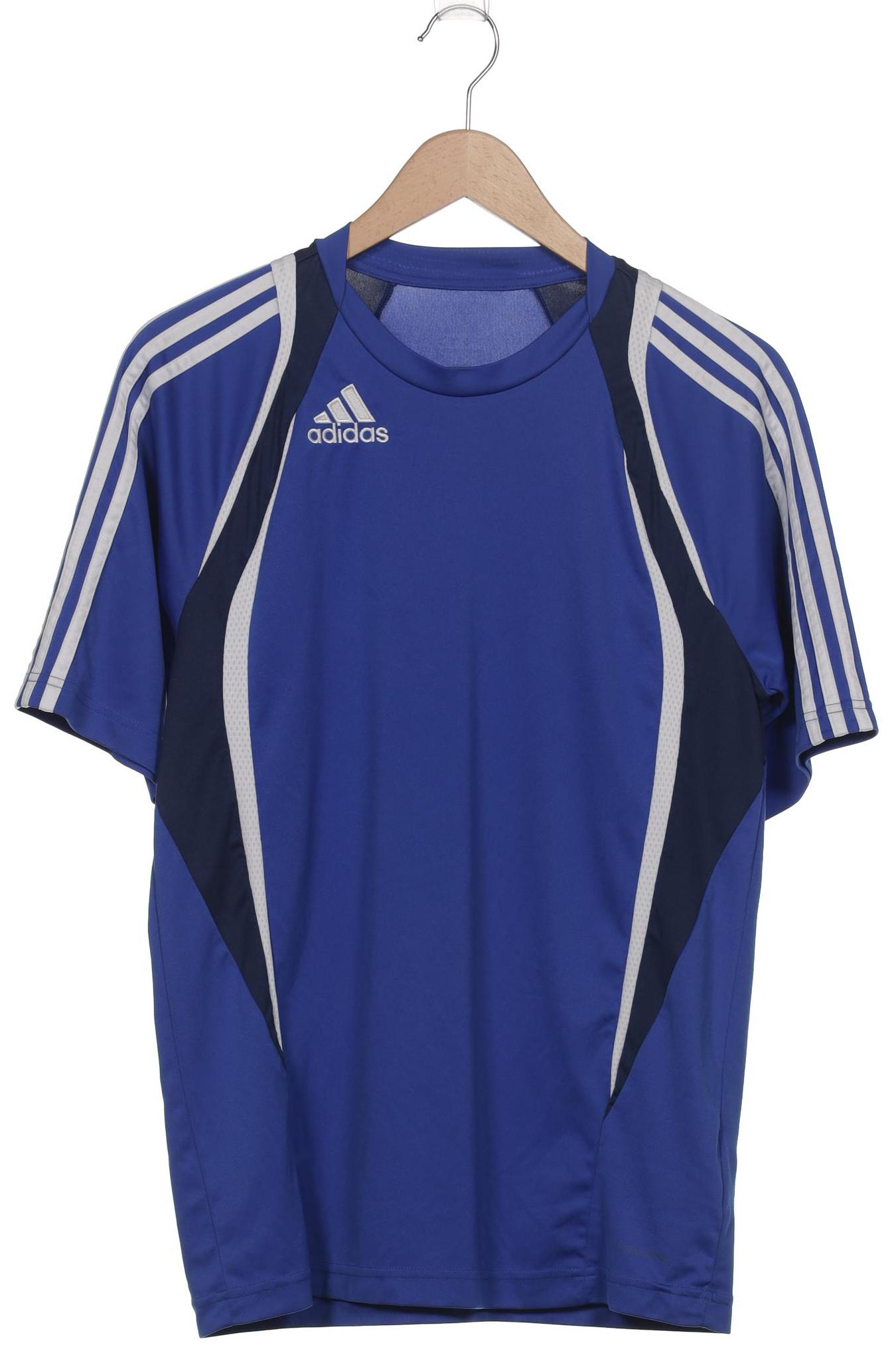 

adidas Herren T-Shirt, blau, Gr. 48