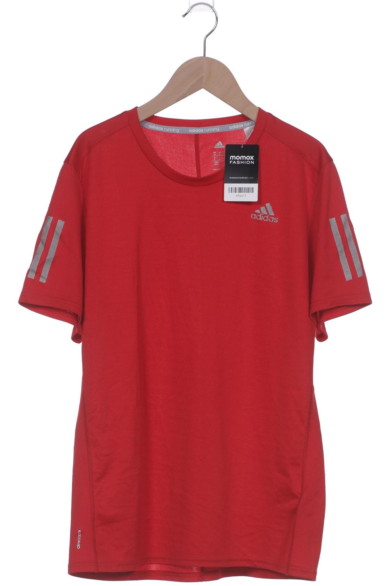 

adidas Herren T-Shirt, rot, Gr. 48
