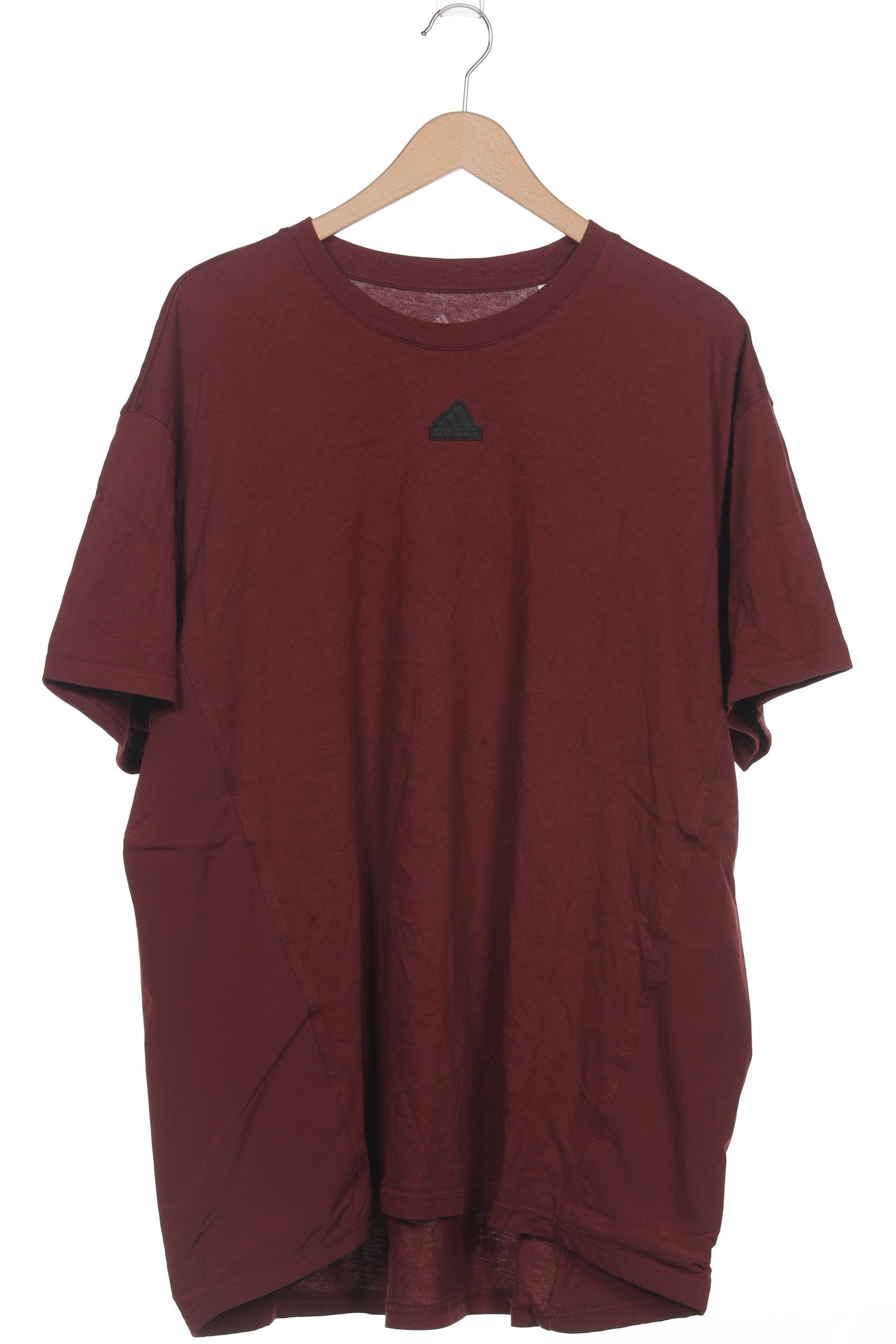 

adidas Herren T-Shirt, bordeaux, Gr. 56