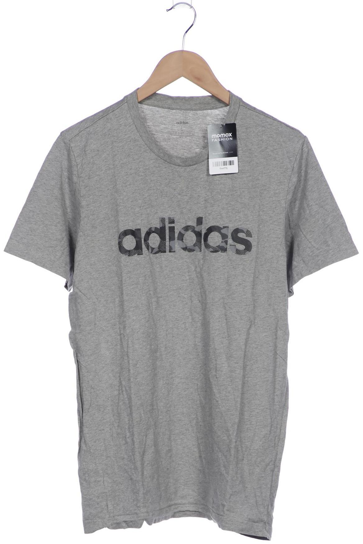 

adidas Herren T-Shirt, grau, Gr. 52