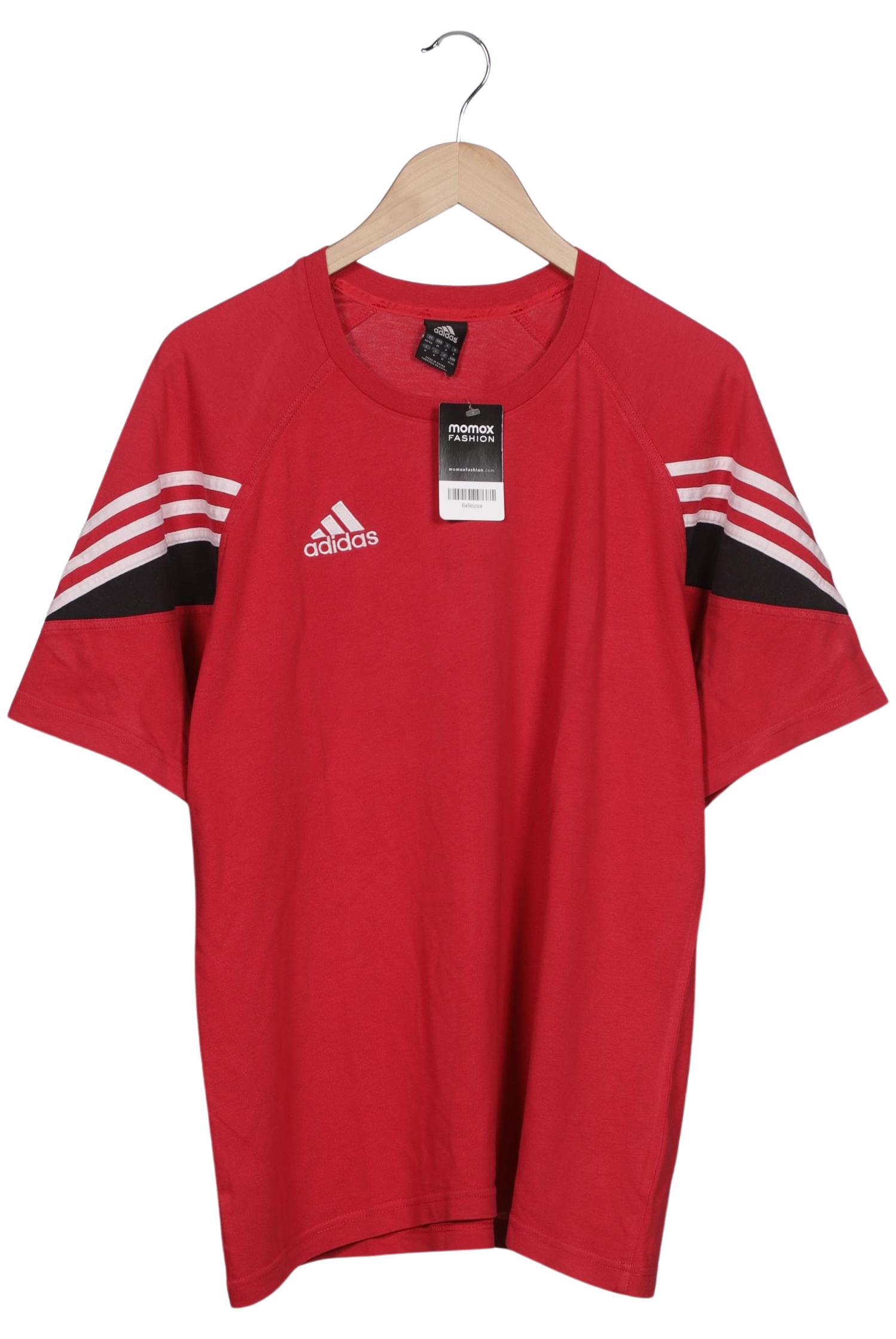 

adidas Herren T-Shirt, rot, Gr. 48