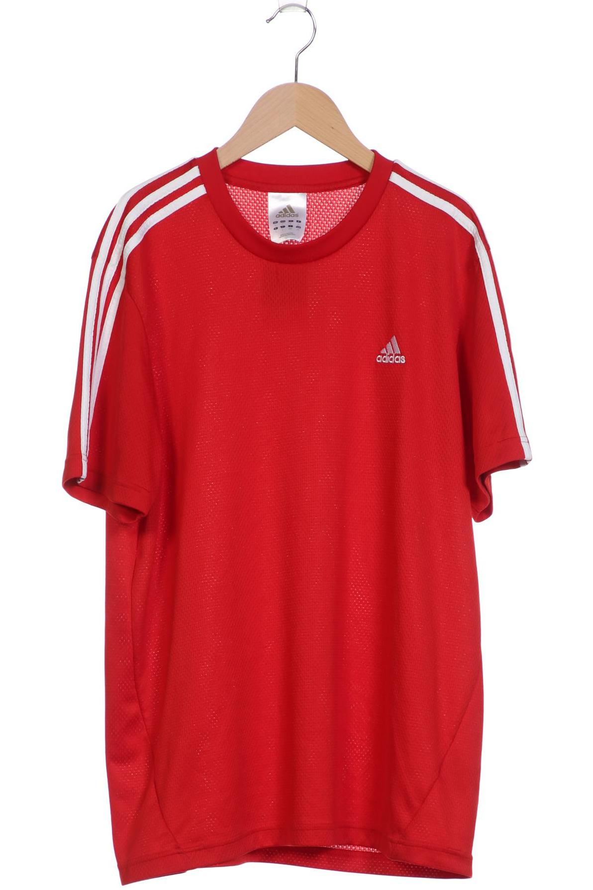

adidas Herren T-Shirt, rot, Gr. 52