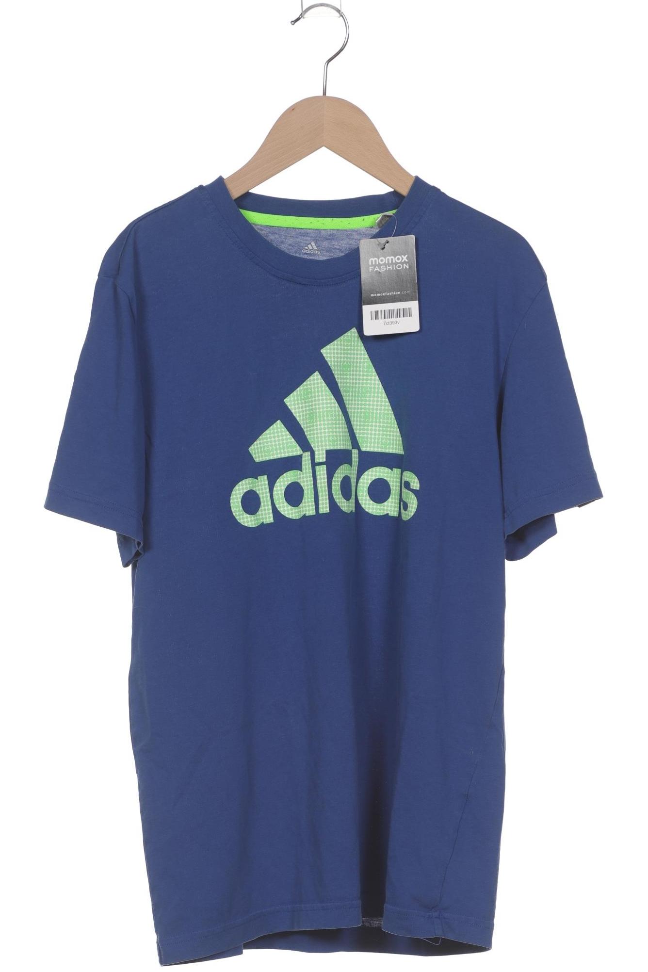 

adidas Herren T-Shirt, blau, Gr. 46