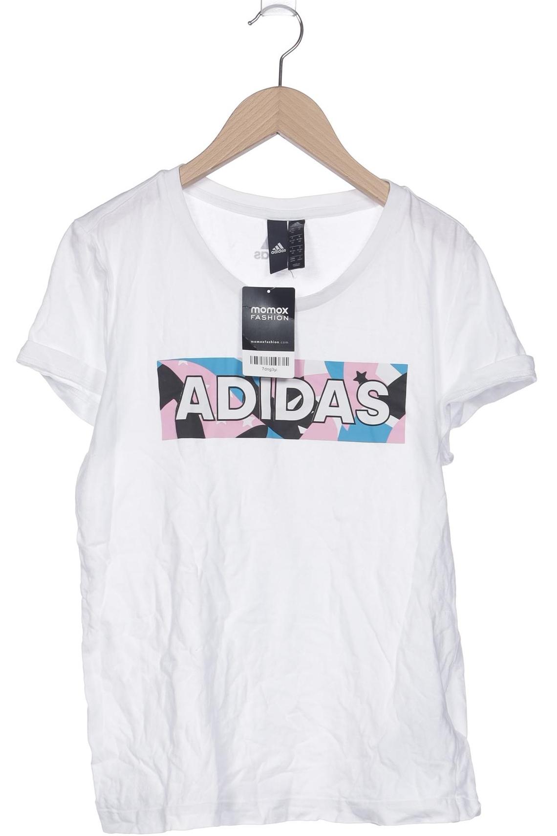 

adidas Herren T-Shirt, weiß, Gr. 48