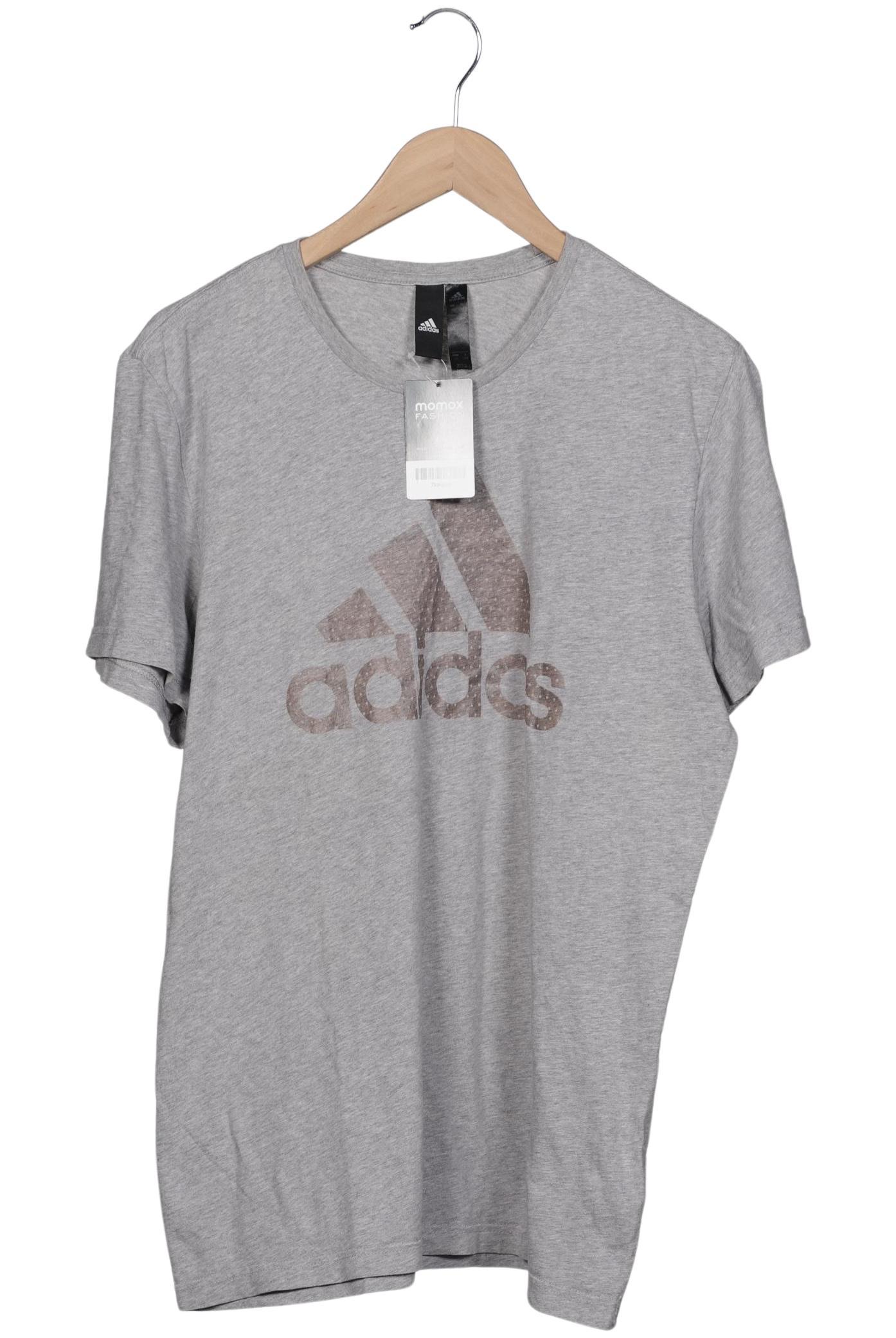 

adidas Herren T-Shirt, grau, Gr. 52
