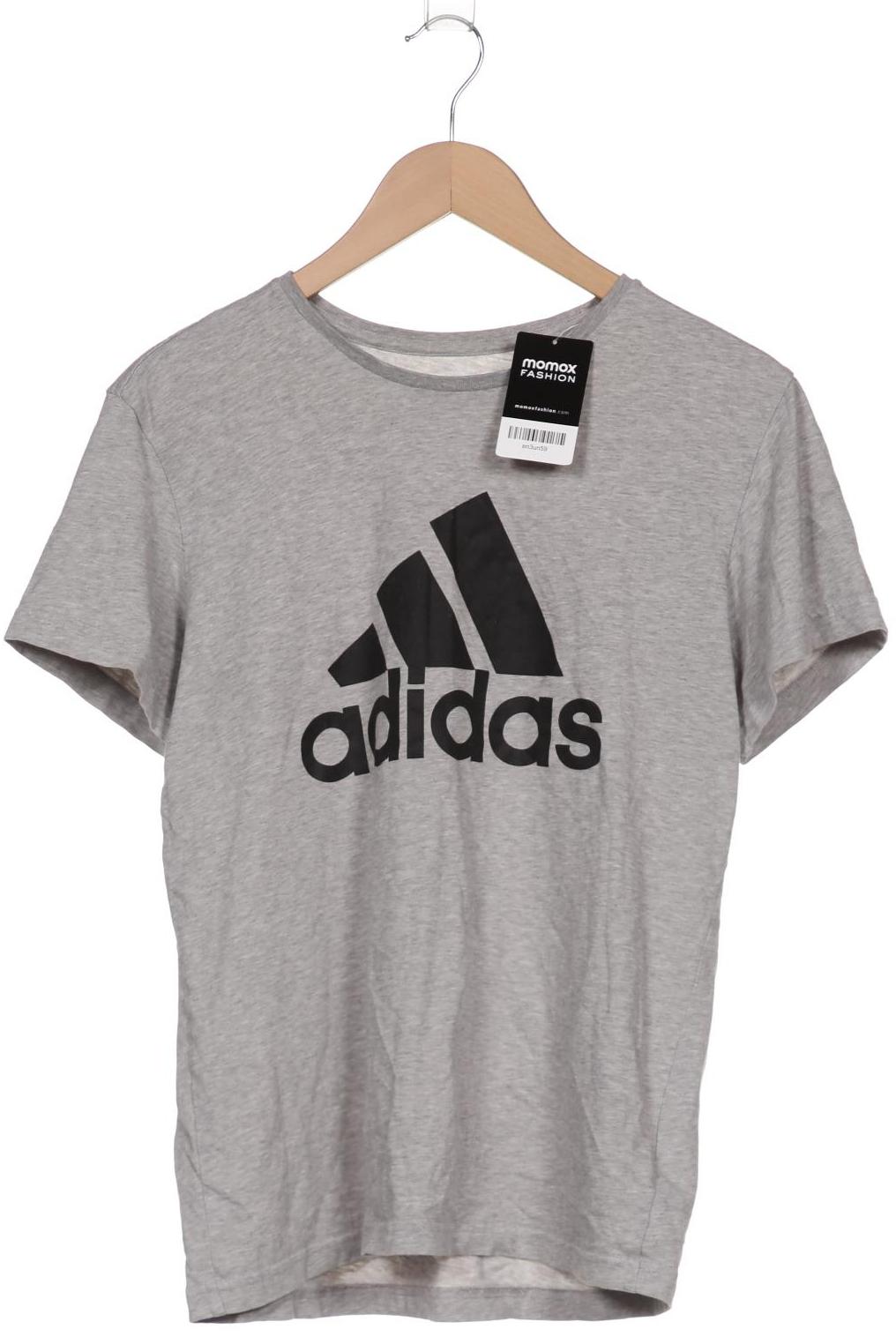 

adidas Herren T-Shirt, grau, Gr. 48
