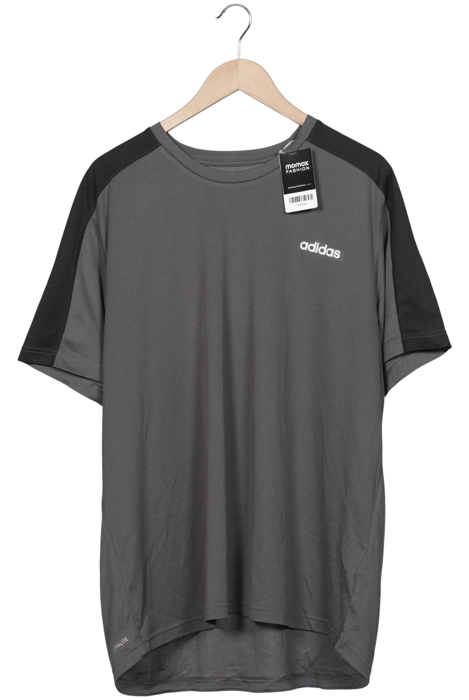 

adidas Herren T-Shirt, grau, Gr. 56