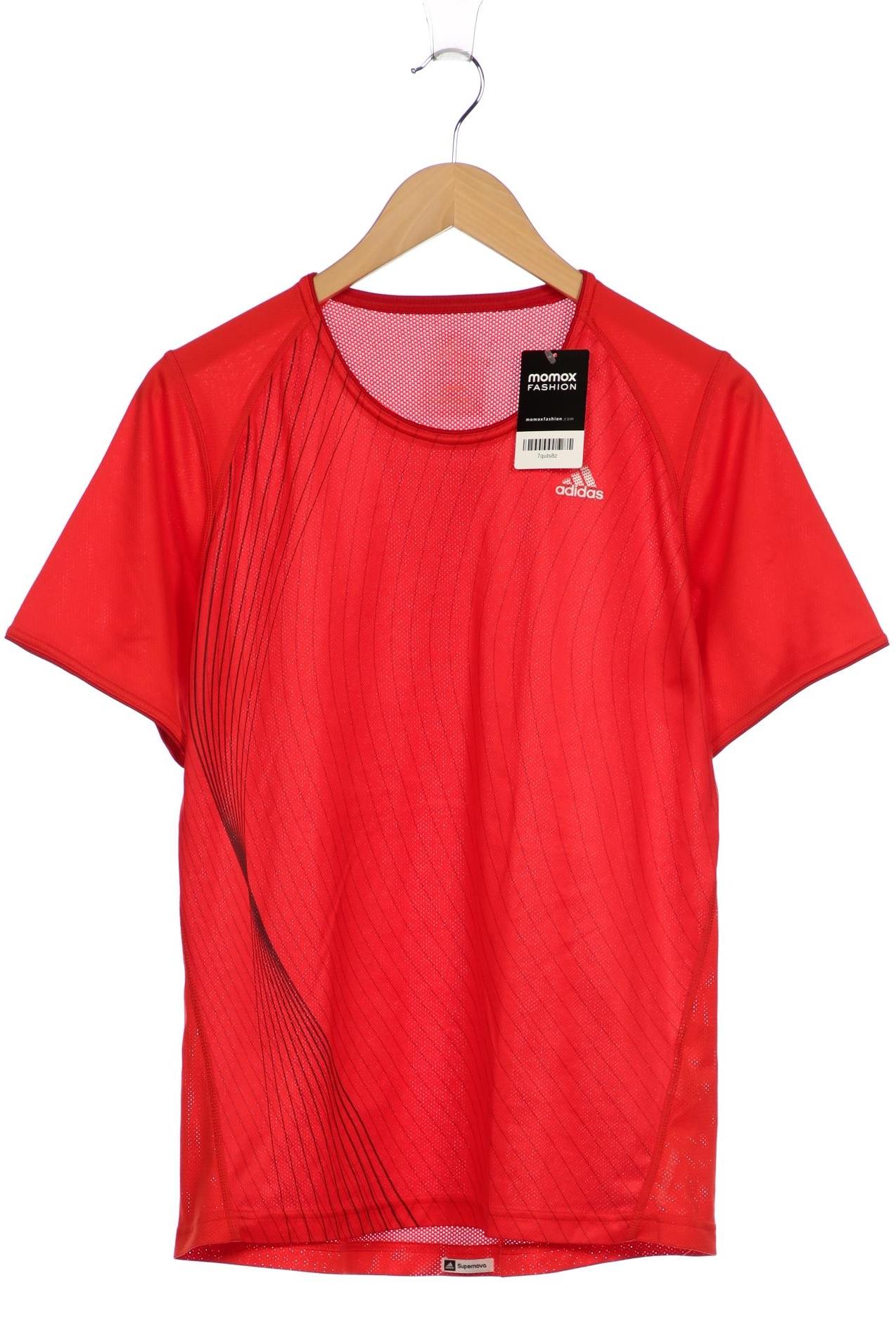 

adidas Herren T-Shirt, rot, Gr. 48