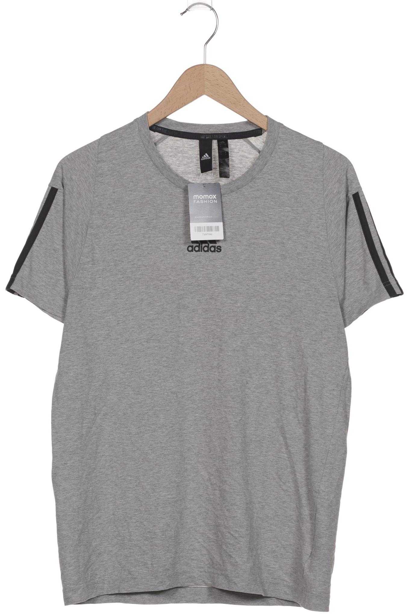 

adidas Herren T-Shirt, grau, Gr. 48