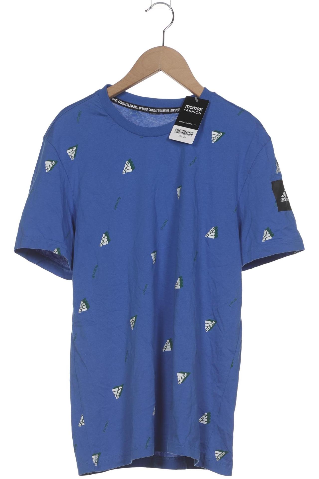 

adidas Herren T-Shirt, blau, Gr. 46