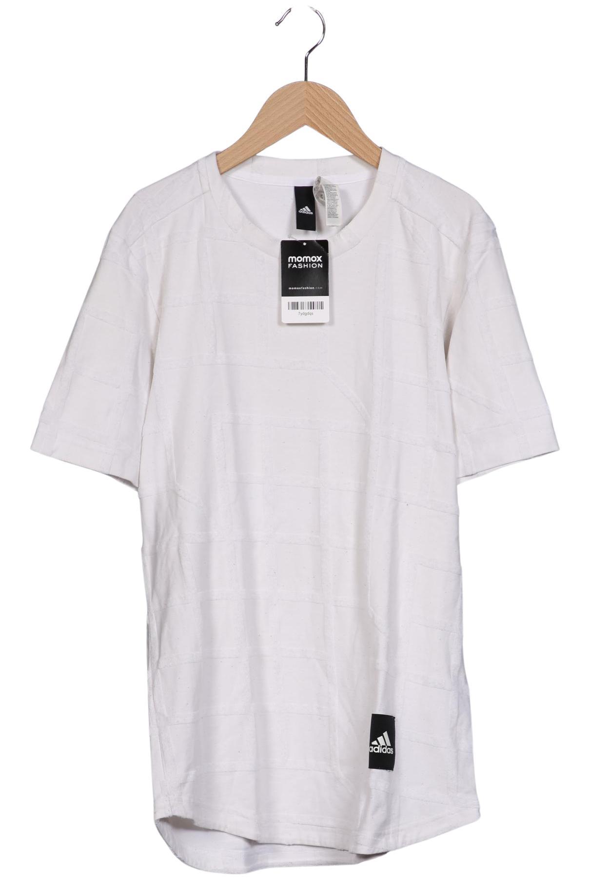

adidas Herren T-Shirt, weiß, Gr. 46