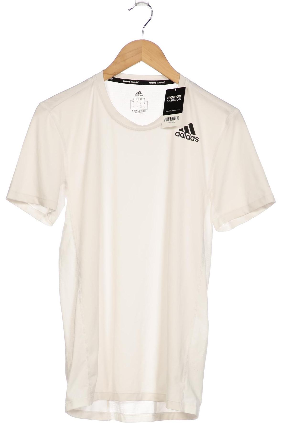 

adidas Herren T-Shirt, weiß, Gr. 48