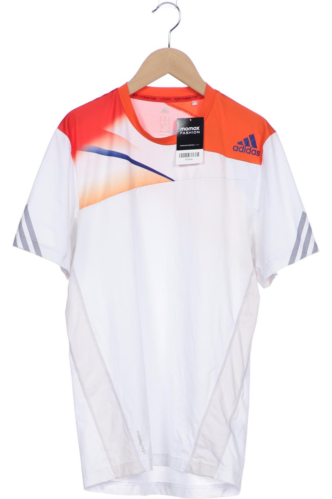 

adidas Herren T-Shirt, weiß, Gr. 46