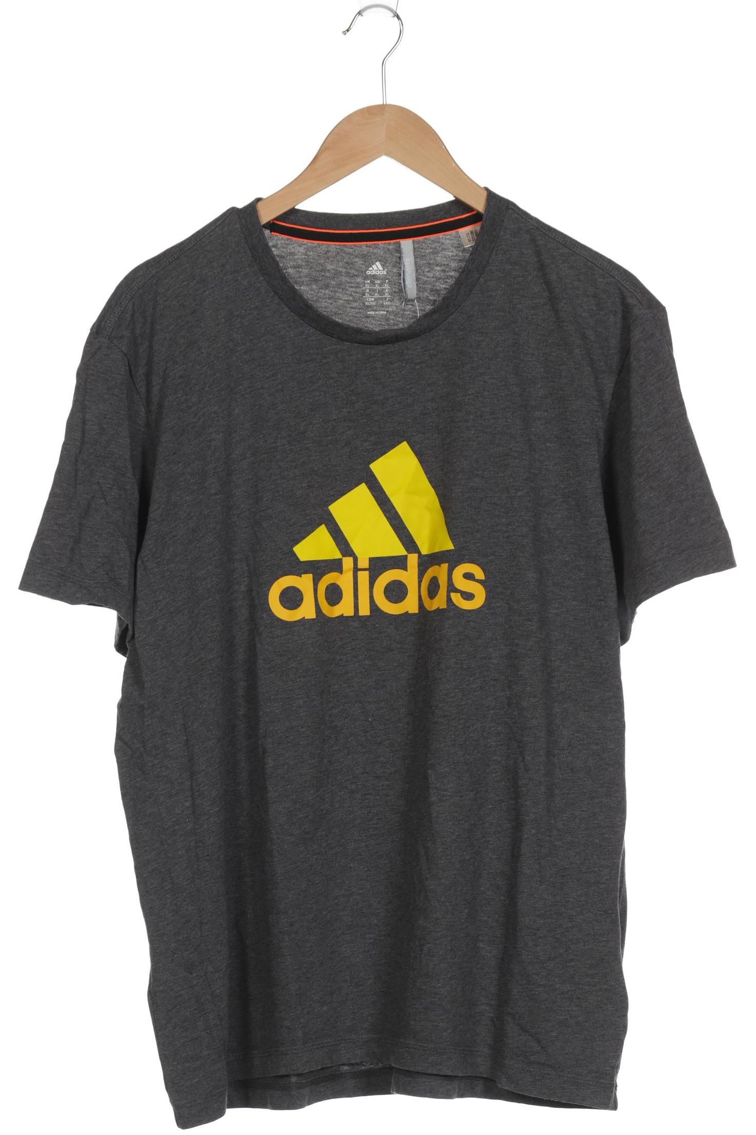 

adidas Herren T-Shirt, grau, Gr. 54
