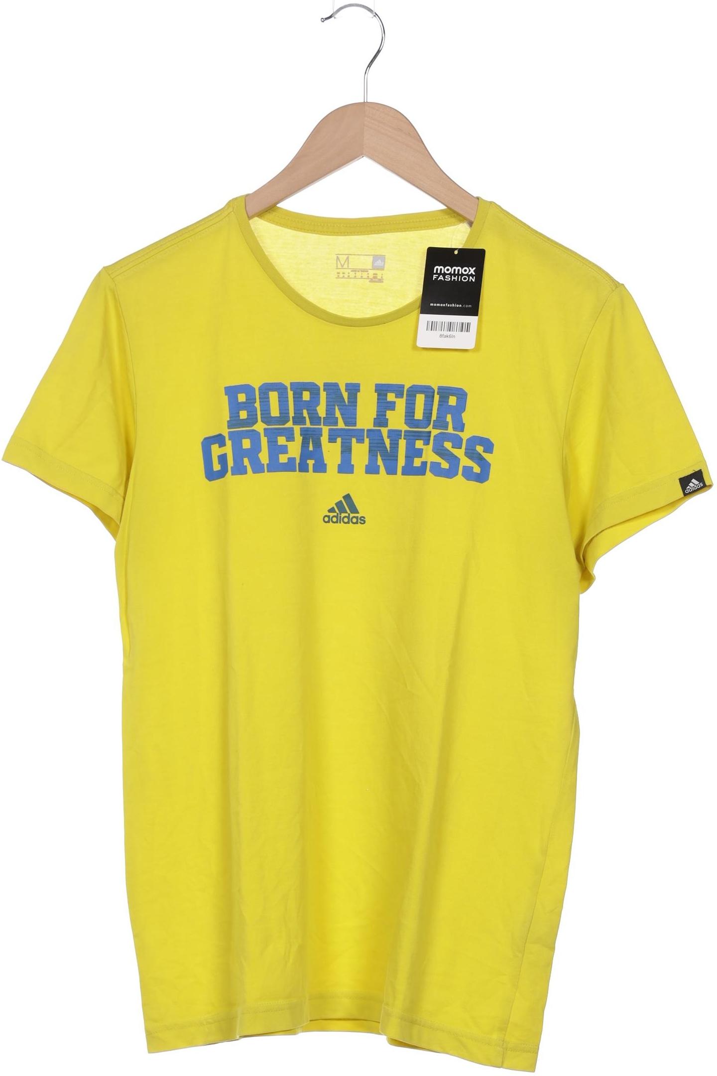 

adidas Herren T-Shirt, gelb, Gr. 48