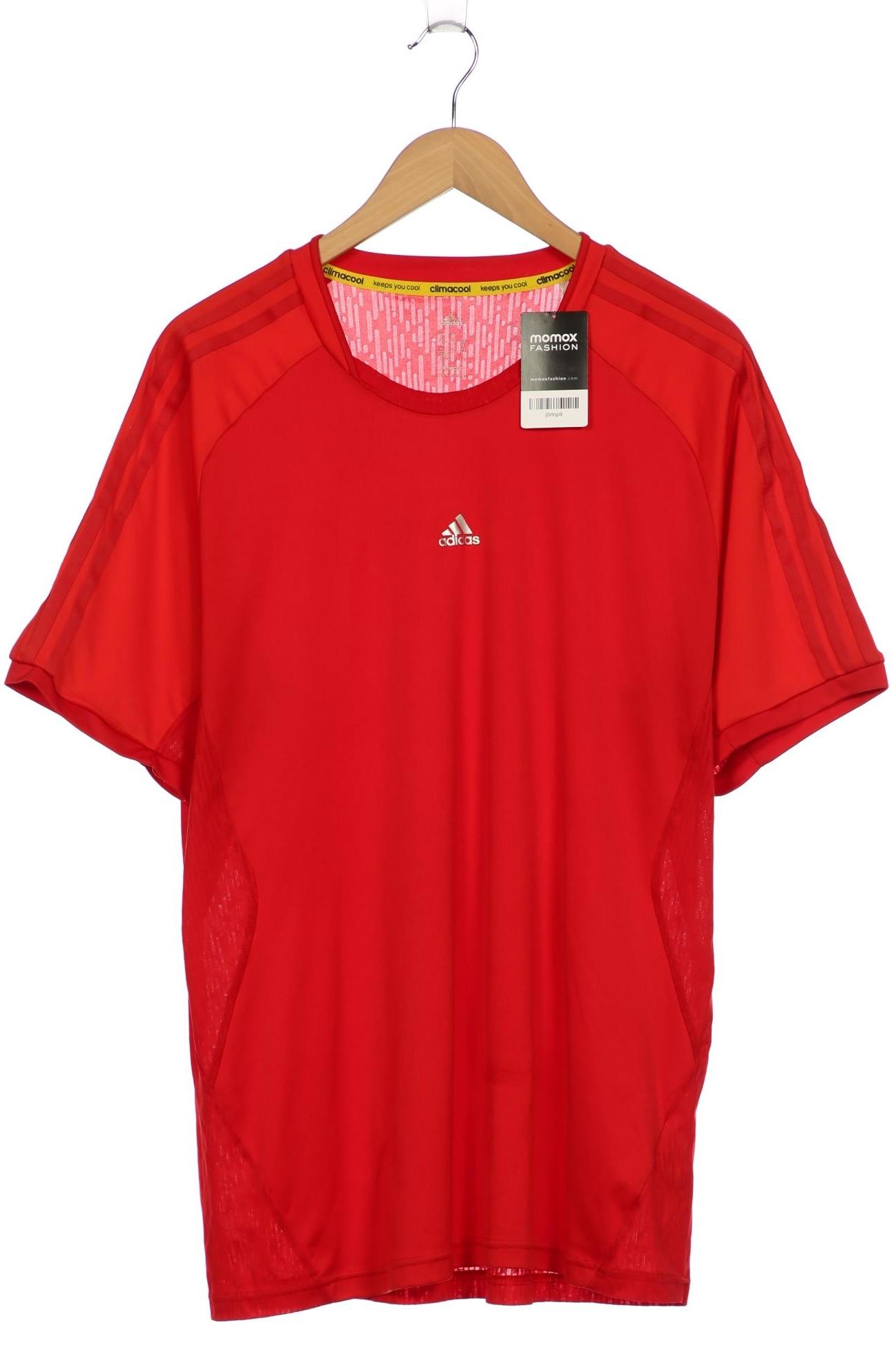 

adidas Herren T-Shirt, rot, Gr. 54