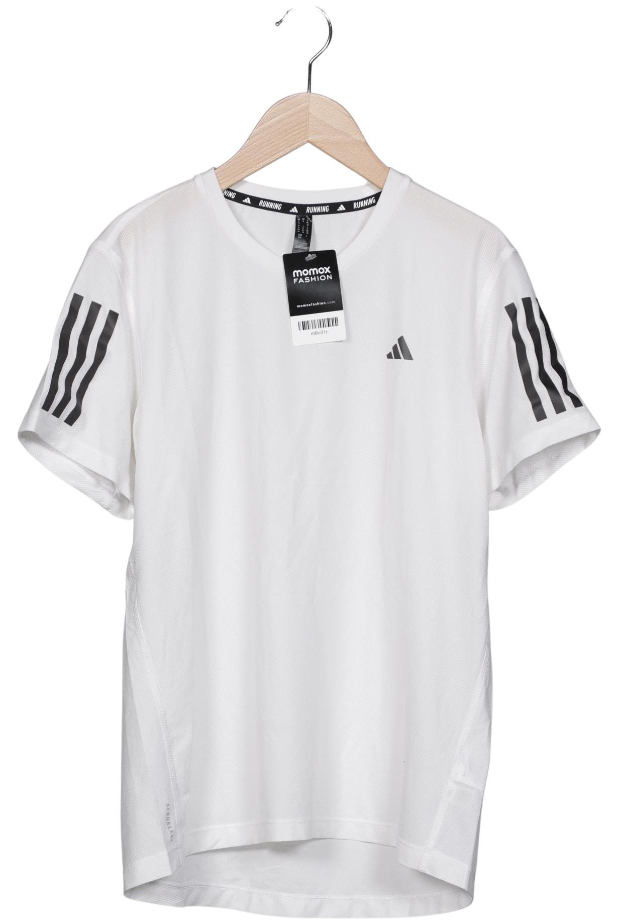 

adidas Herren T-Shirt, weiß, Gr. 48