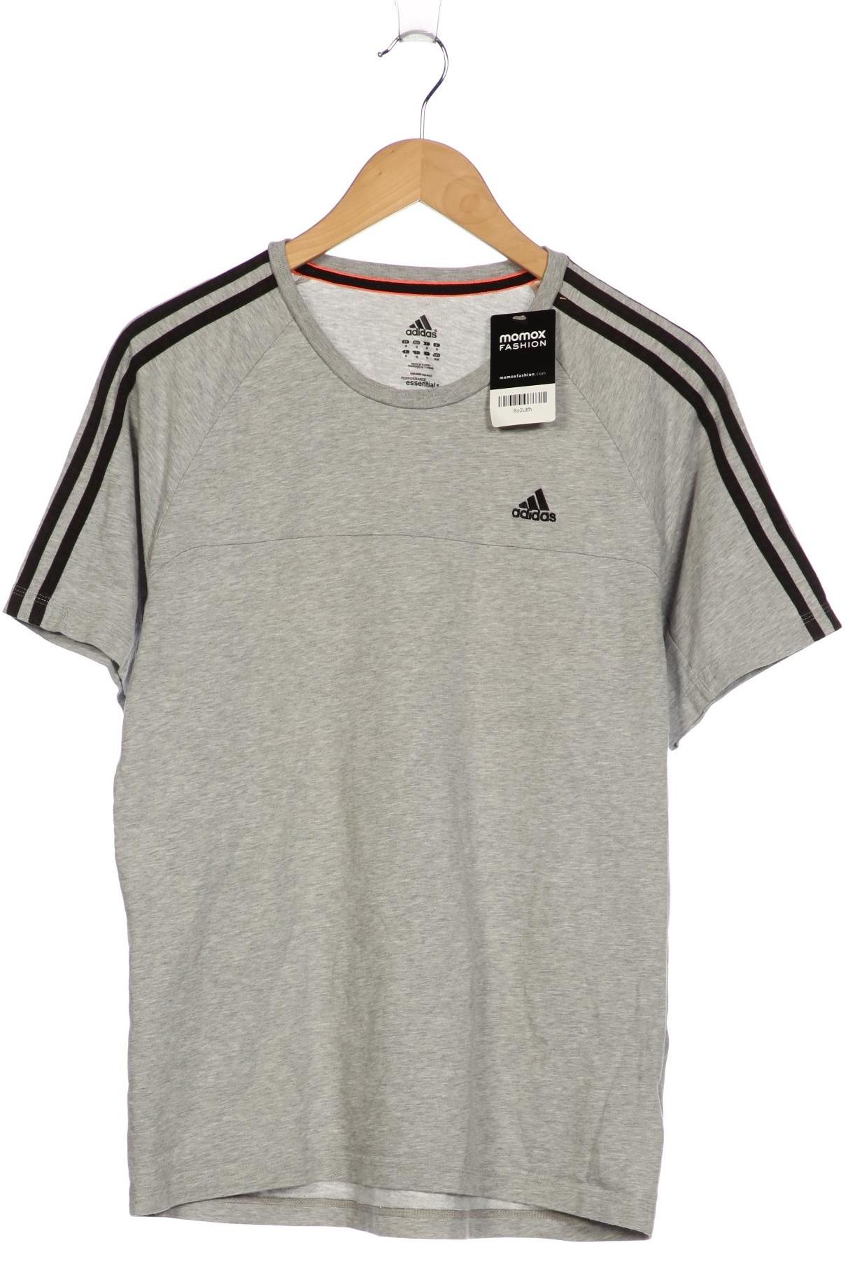 

adidas Herren T-Shirt, grau, Gr. 48
