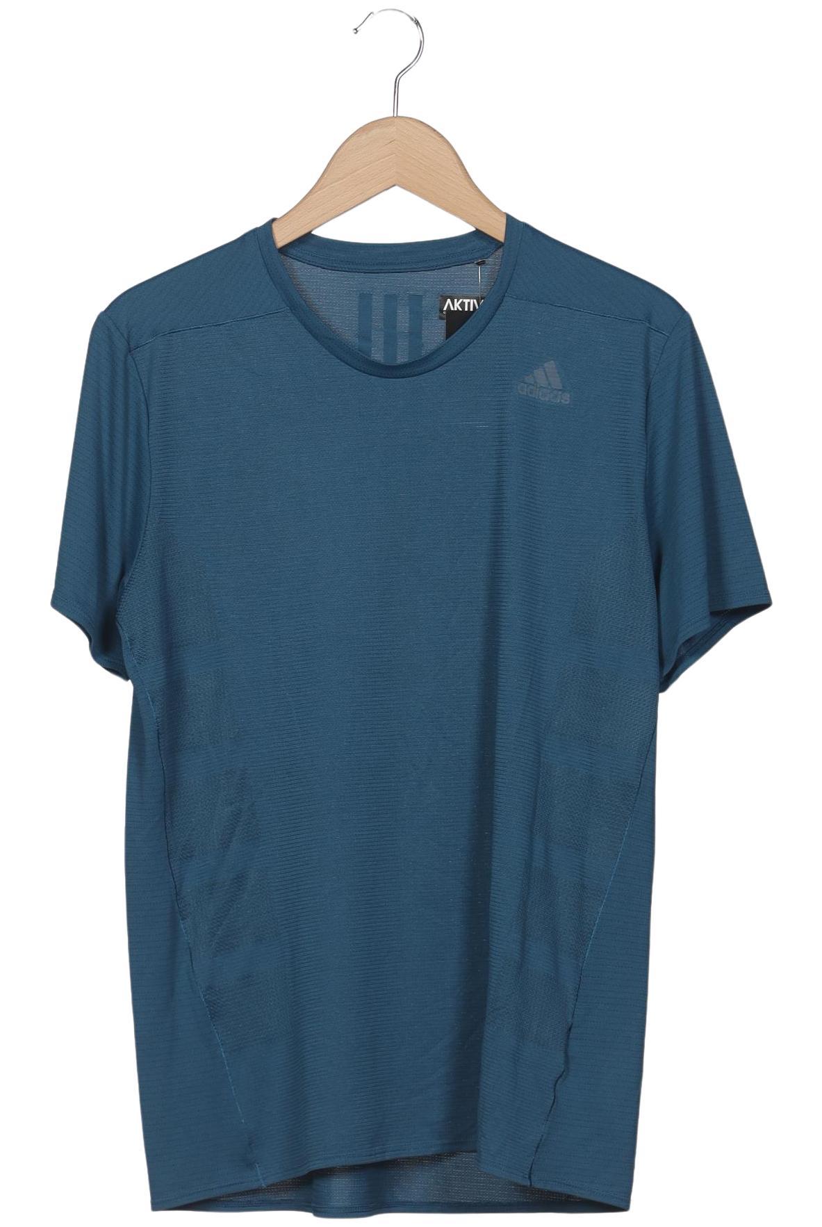 

adidas Herren T-Shirt, blau, Gr. 48