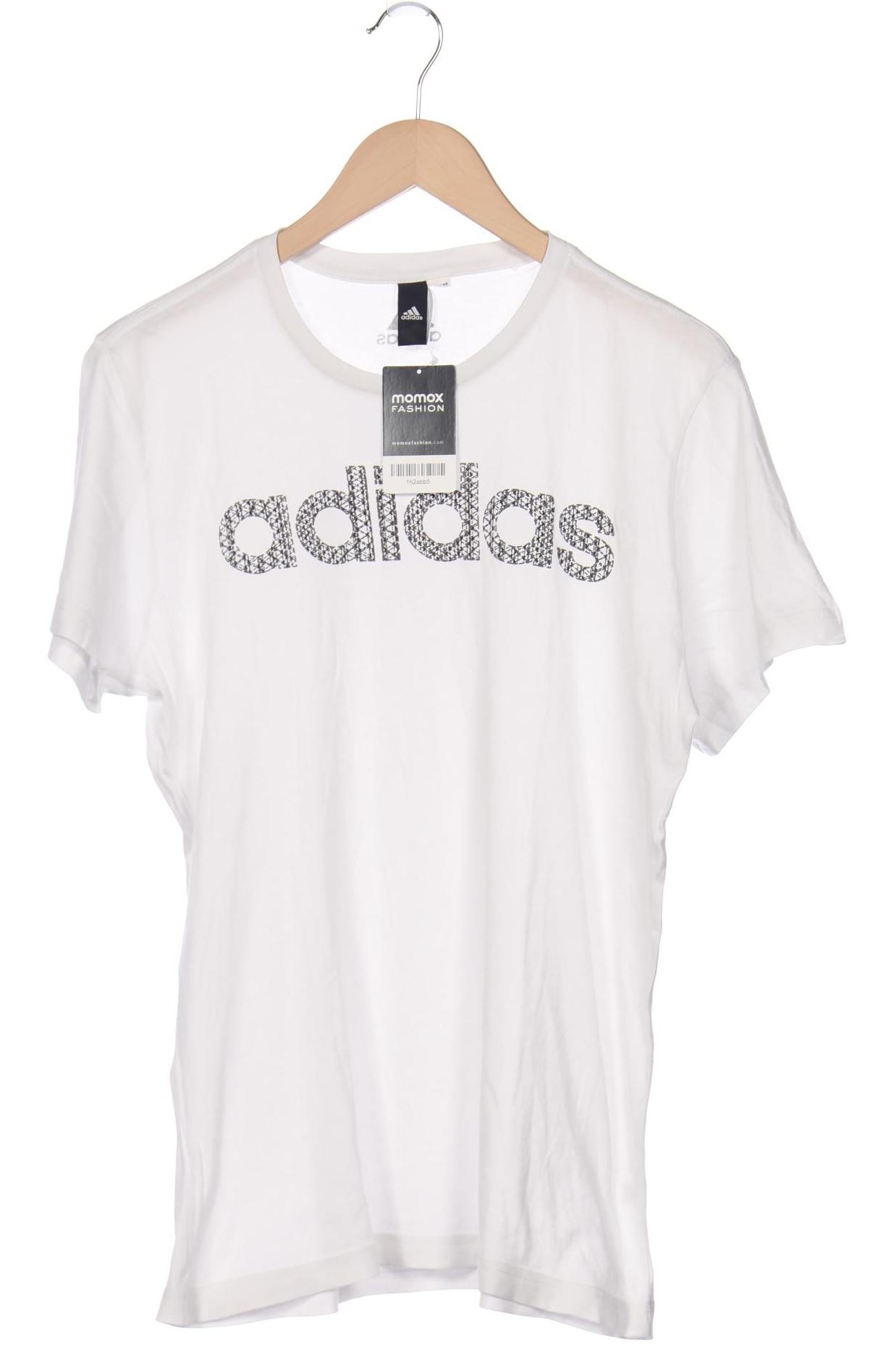 

adidas Herren T-Shirt, weiß, Gr. 48