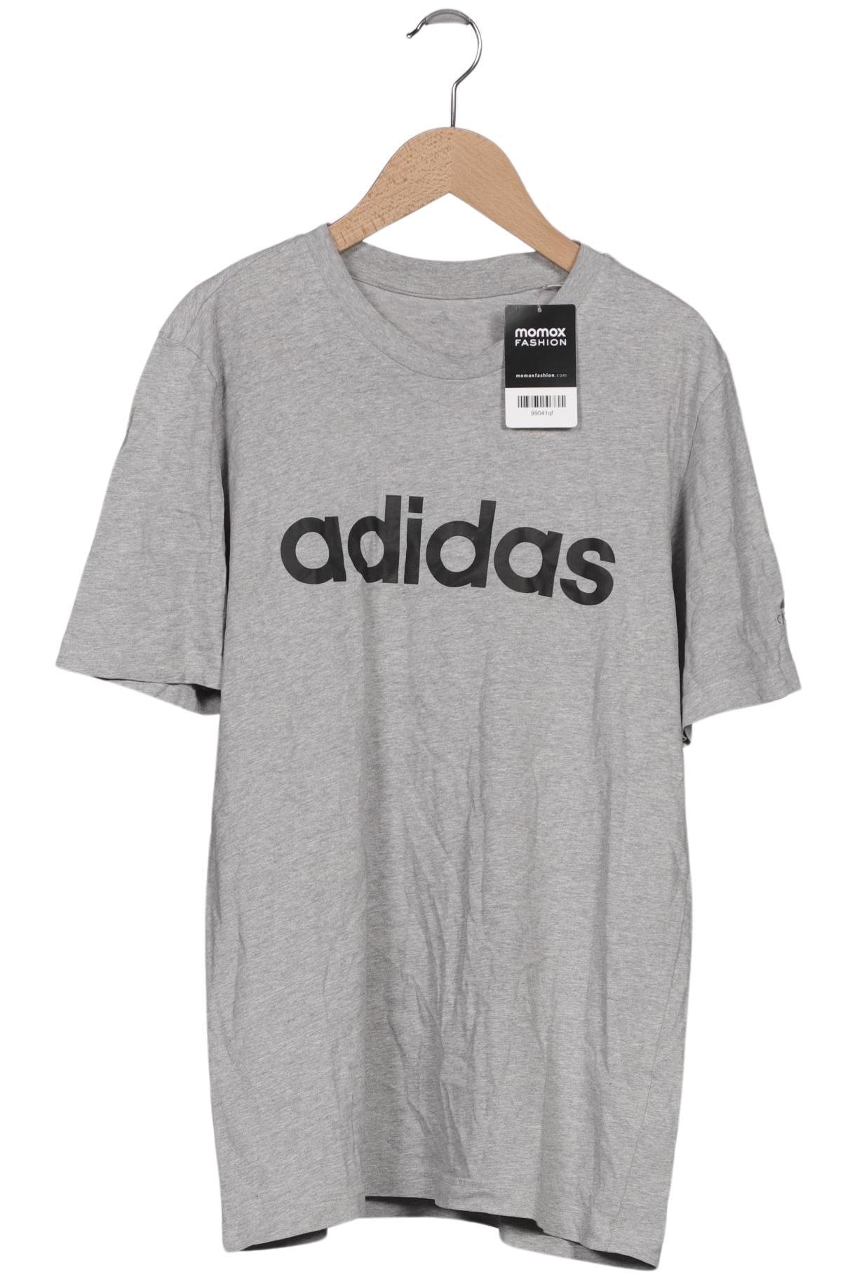 

adidas Herren T-Shirt, grau, Gr. 54
