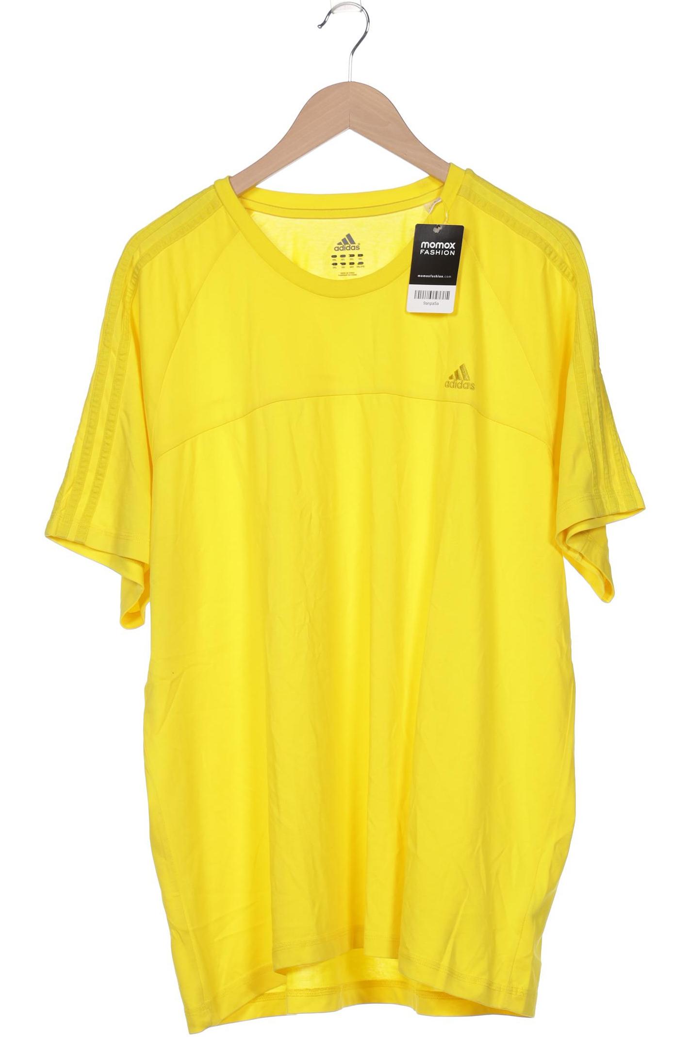 

adidas Herren T-Shirt, gelb, Gr. 56