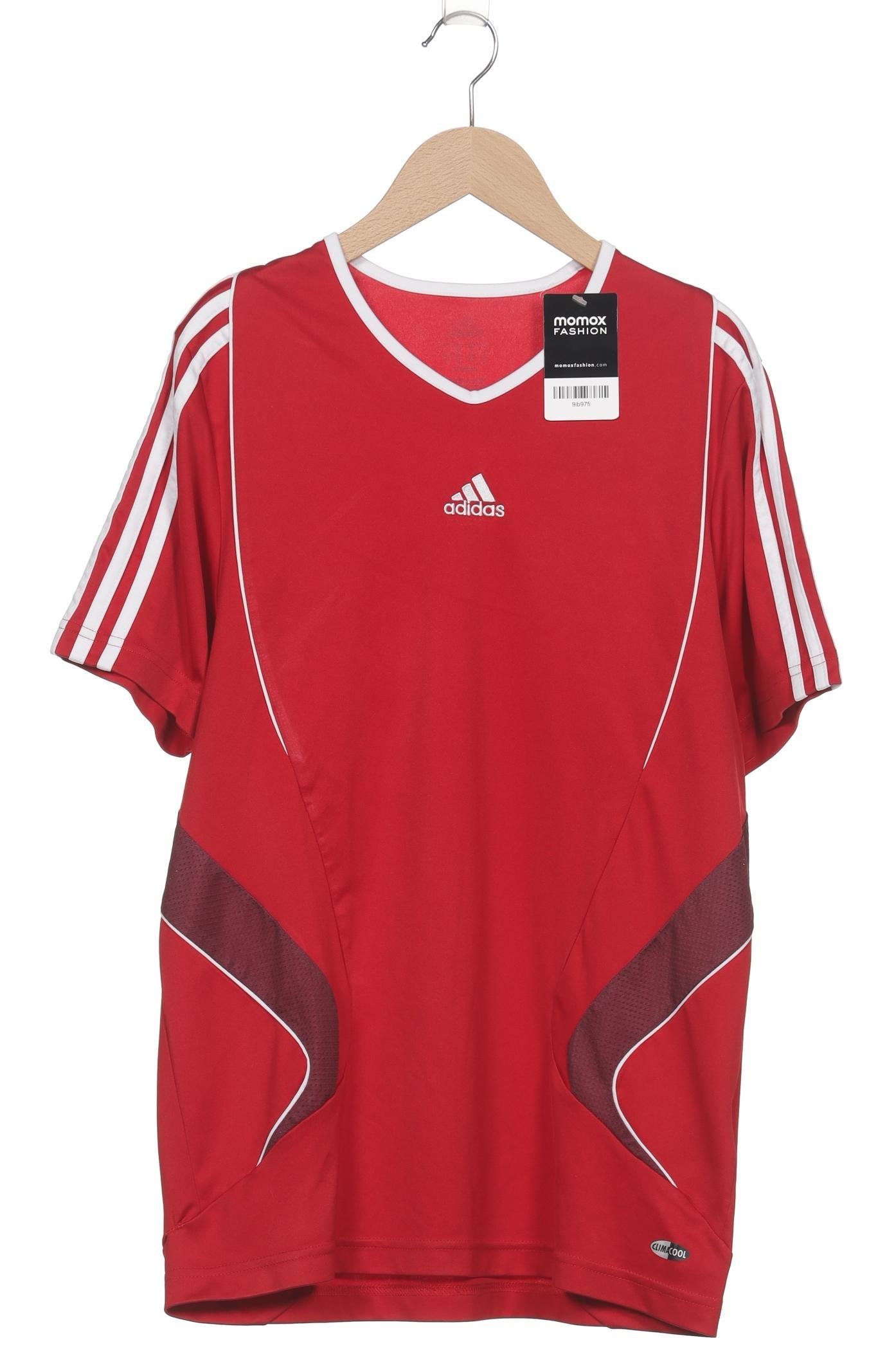 

adidas Herren T-Shirt, rot, Gr. 48