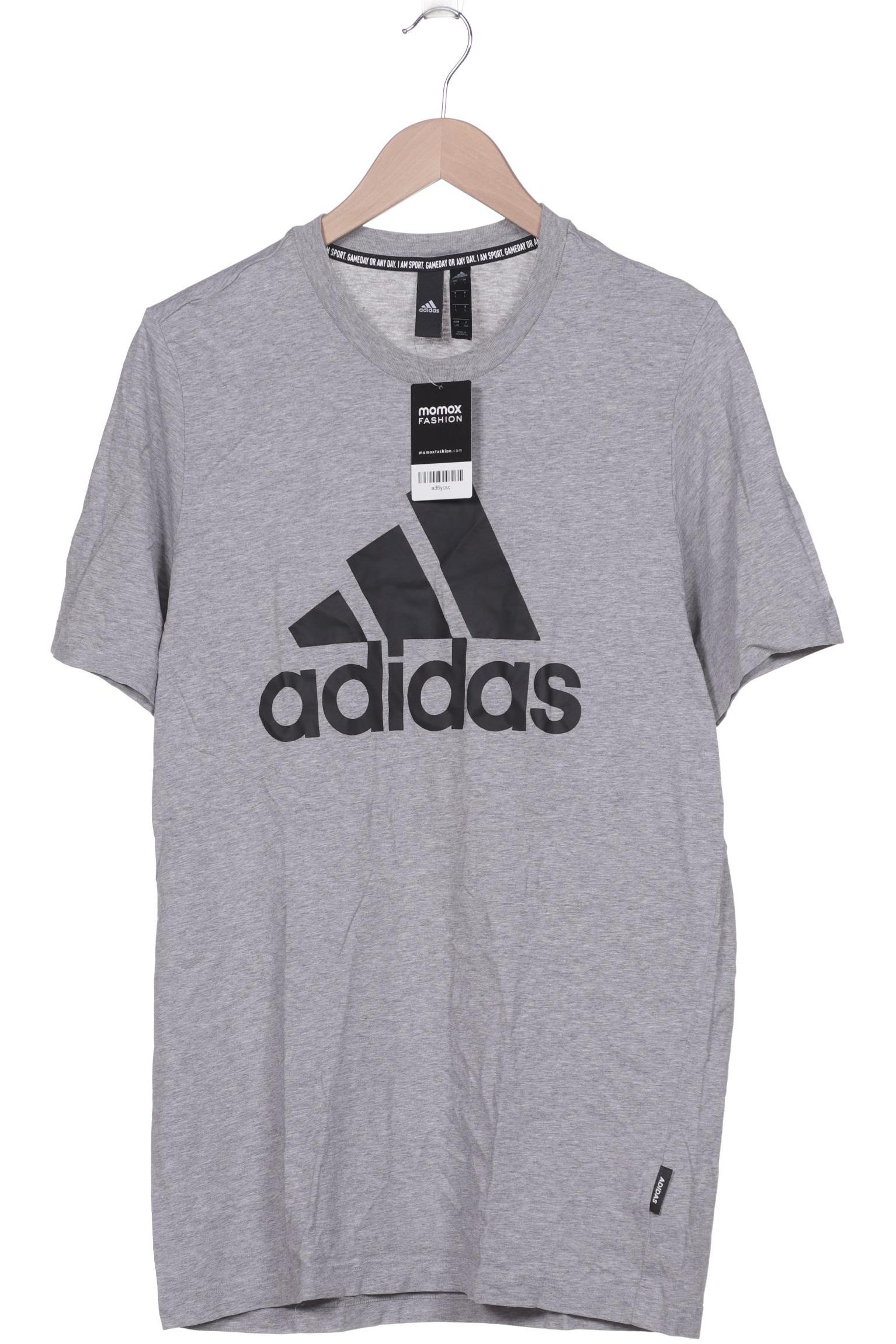 

adidas Herren T-Shirt, grau, Gr. 52
