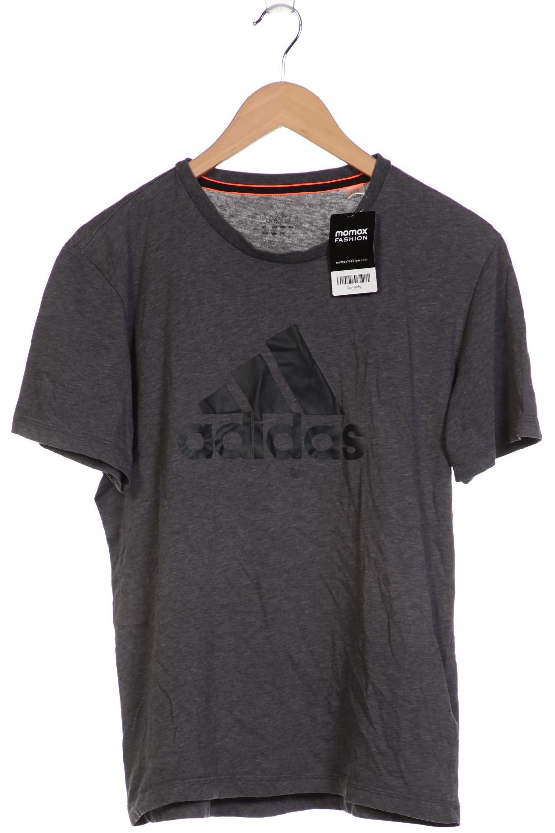 

adidas Herren T-Shirt, grau, Gr. 48