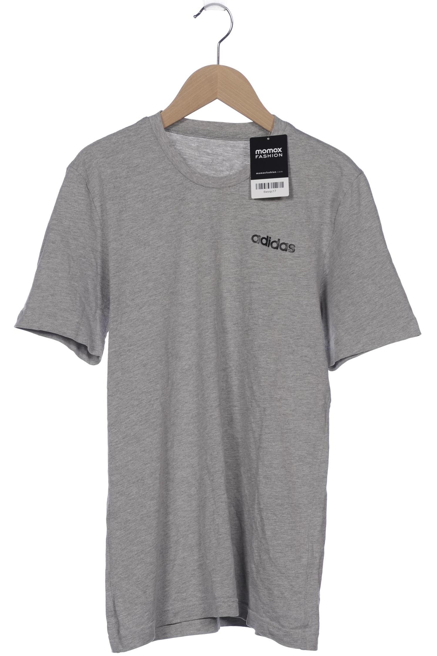 

adidas Herren T-Shirt, grau, Gr. 44