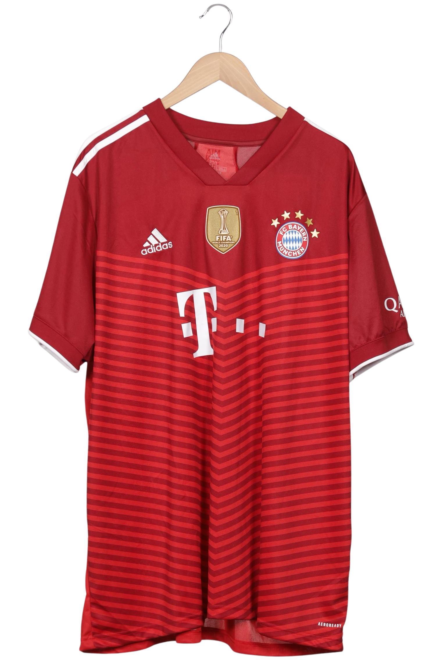 

adidas Herren T-Shirt, rot, Gr. 58