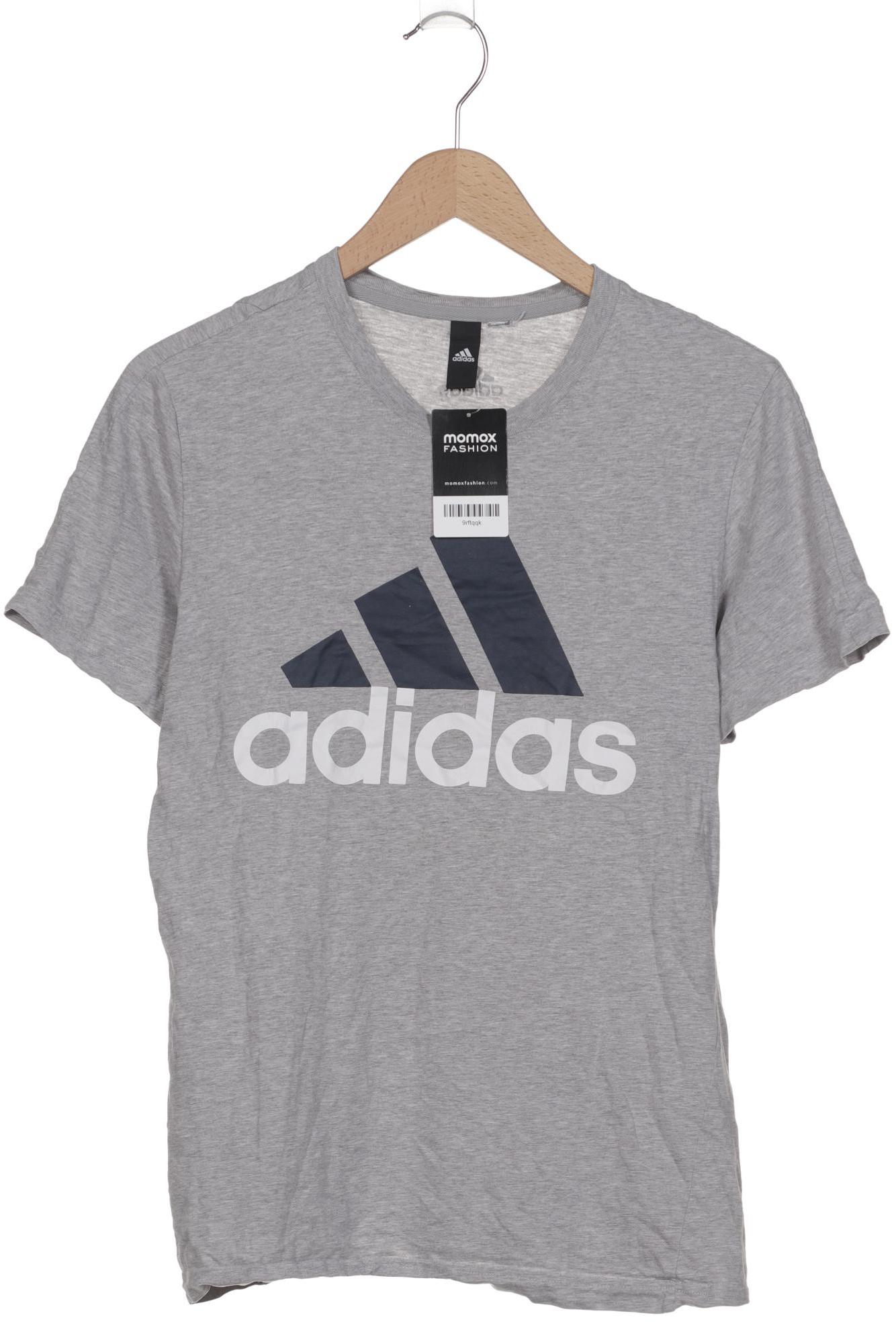 

adidas Herren T-Shirt, grau, Gr. 44