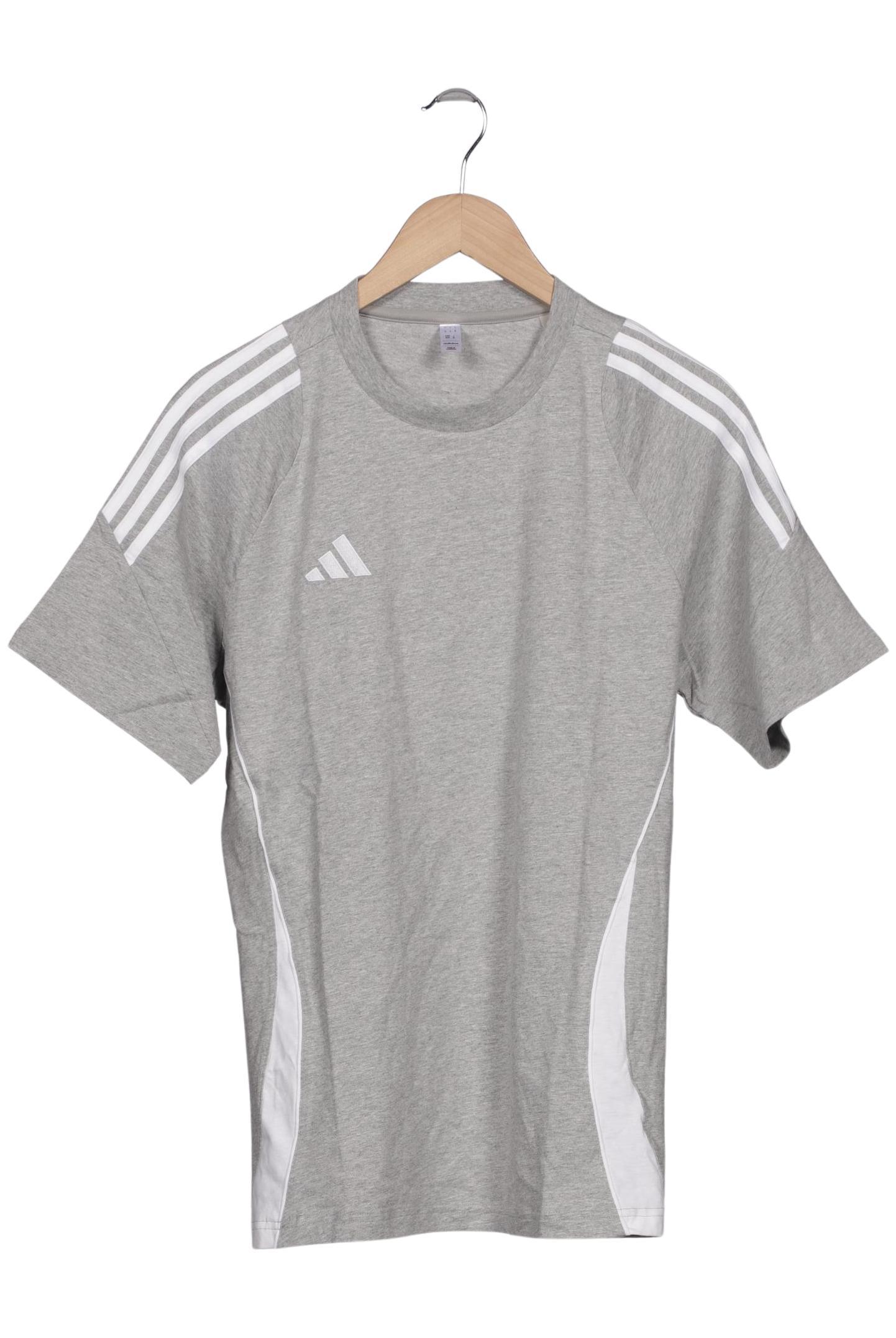 

adidas Herren T-Shirt, grau, Gr. 48