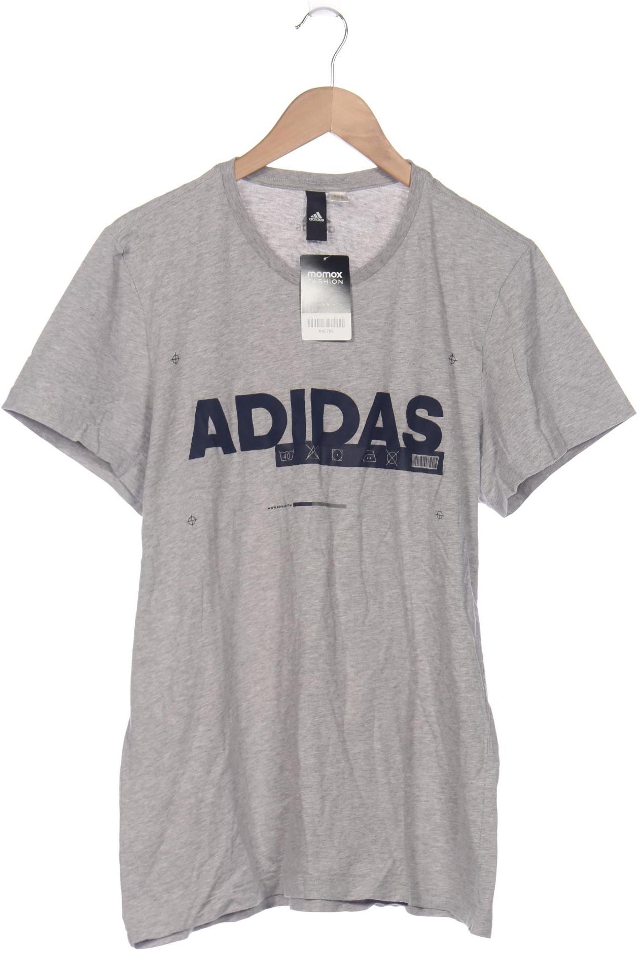 

adidas Herren T-Shirt, grau, Gr. 54