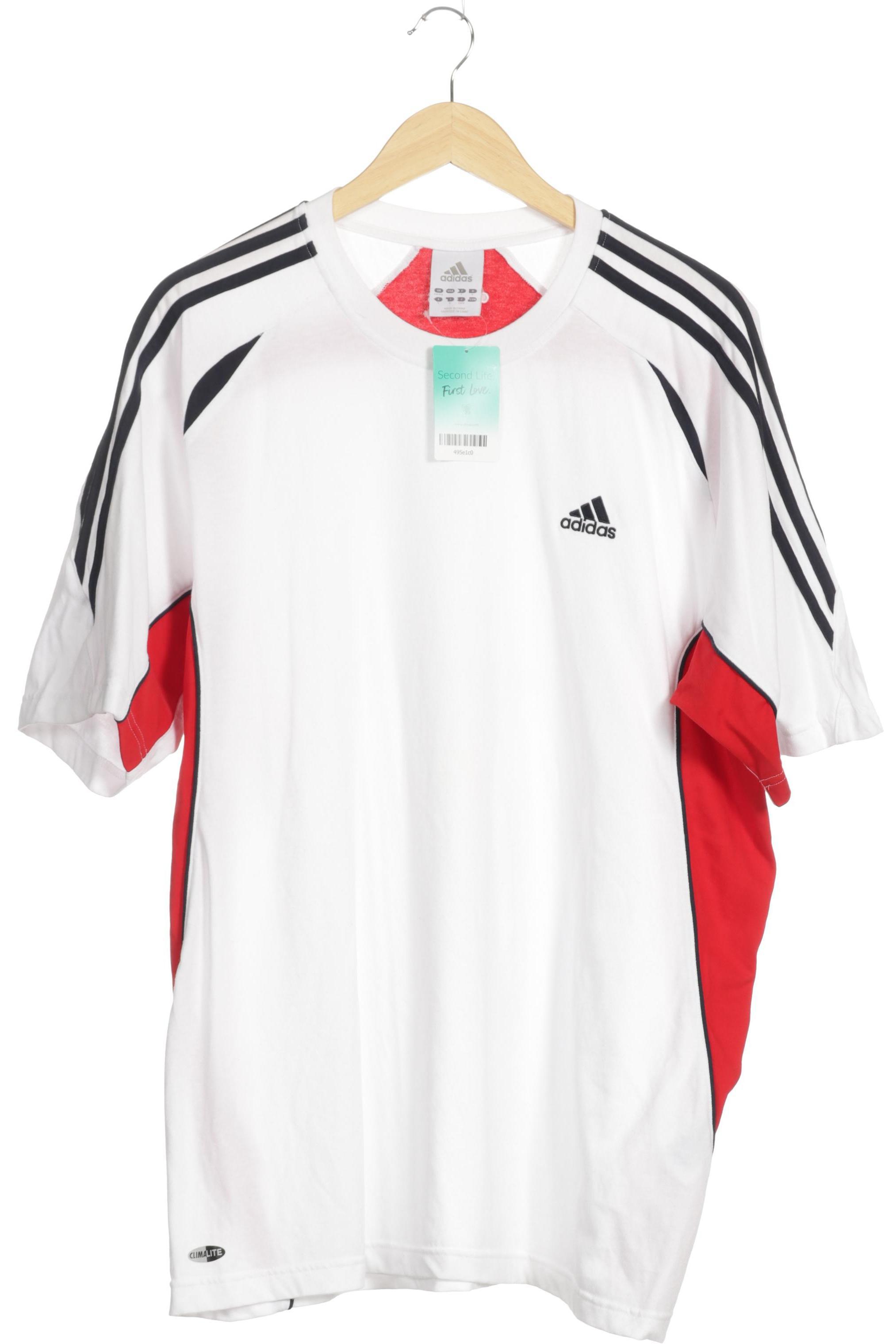 

adidas Herren T-Shirt, weiß, Gr. 46