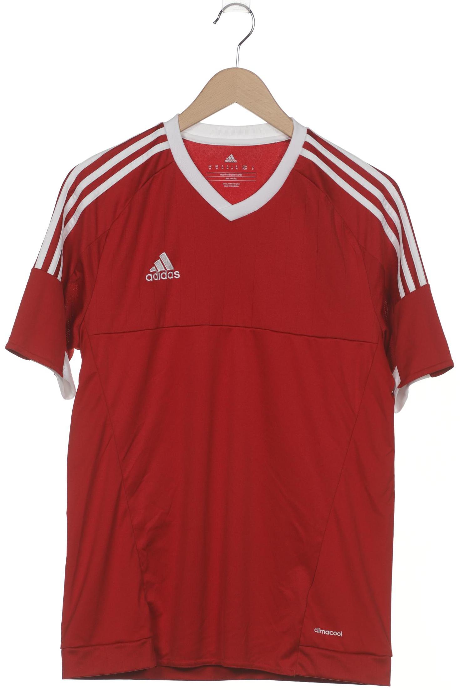 

adidas Herren T-Shirt, rot, Gr. 48