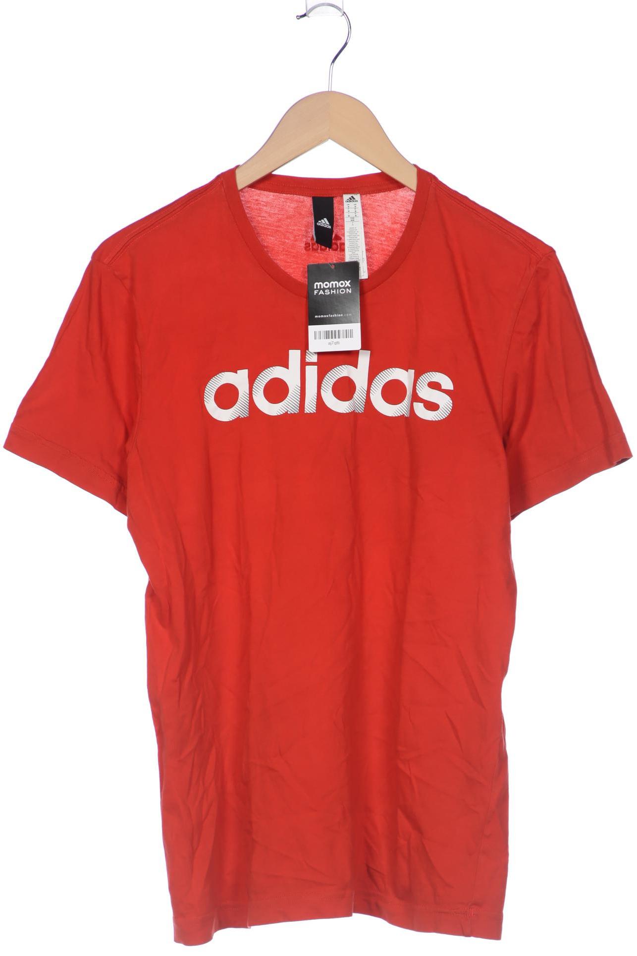 

adidas Herren T-Shirt, rot, Gr. 48