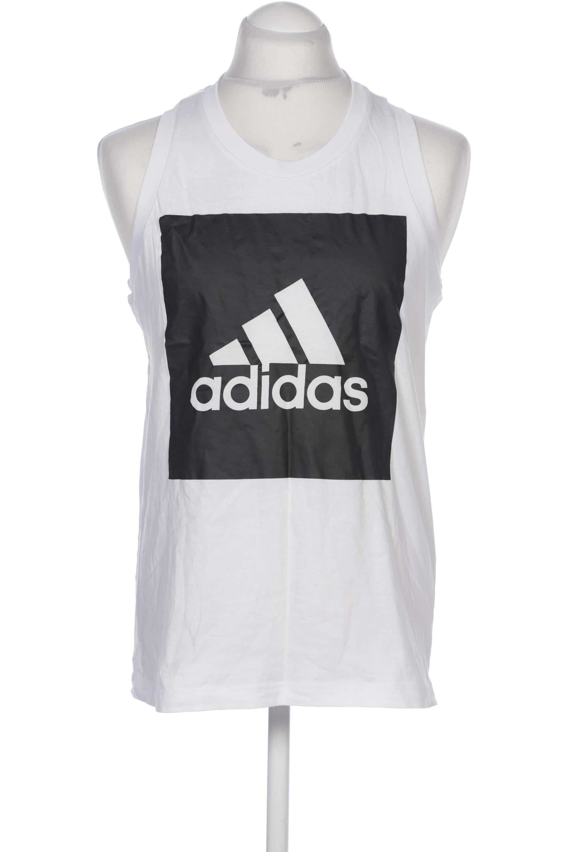 

adidas Herren T-Shirt, weiß, Gr. 48