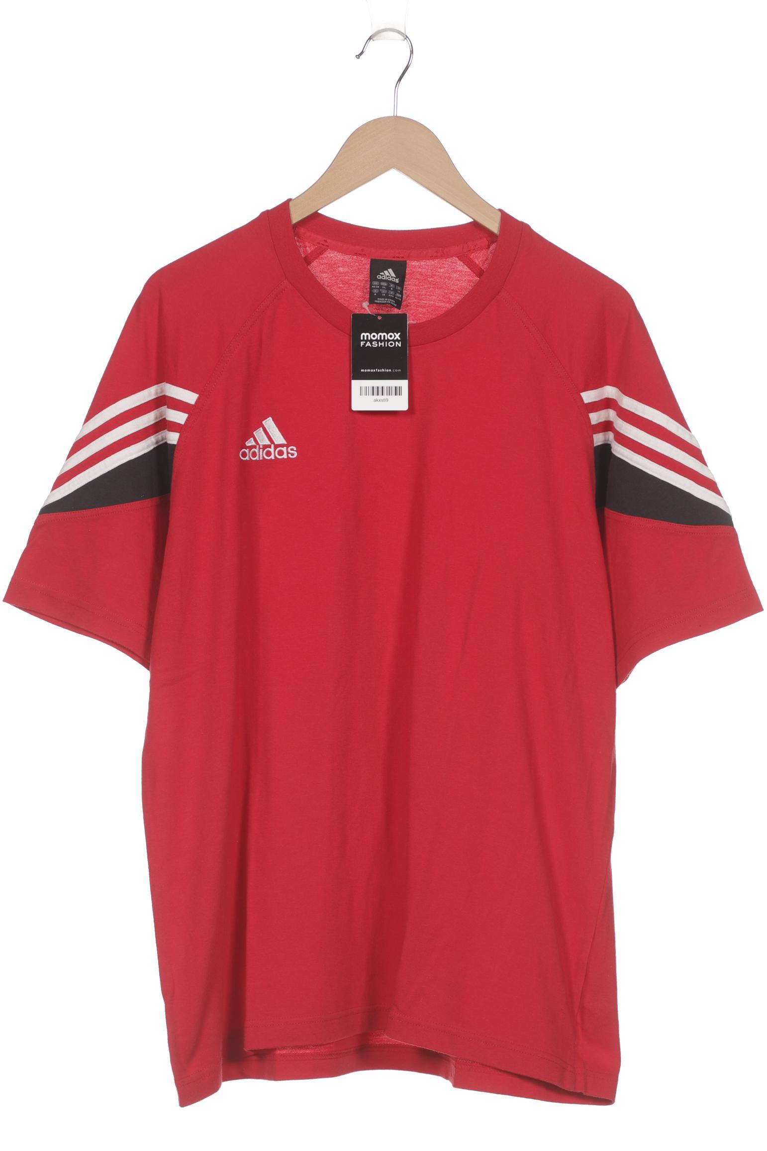 

adidas Herren T-Shirt, rot, Gr. 54