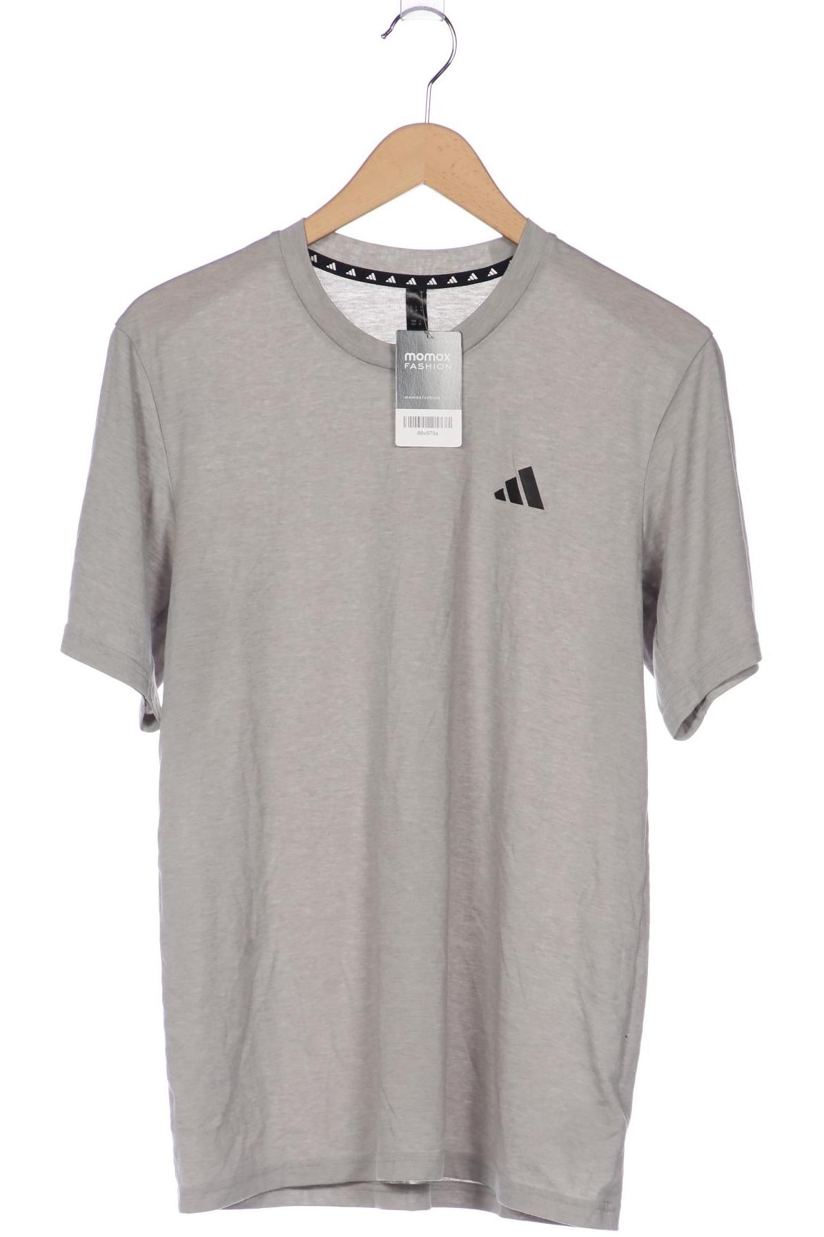

adidas Herren T-Shirt, grau, Gr. 48
