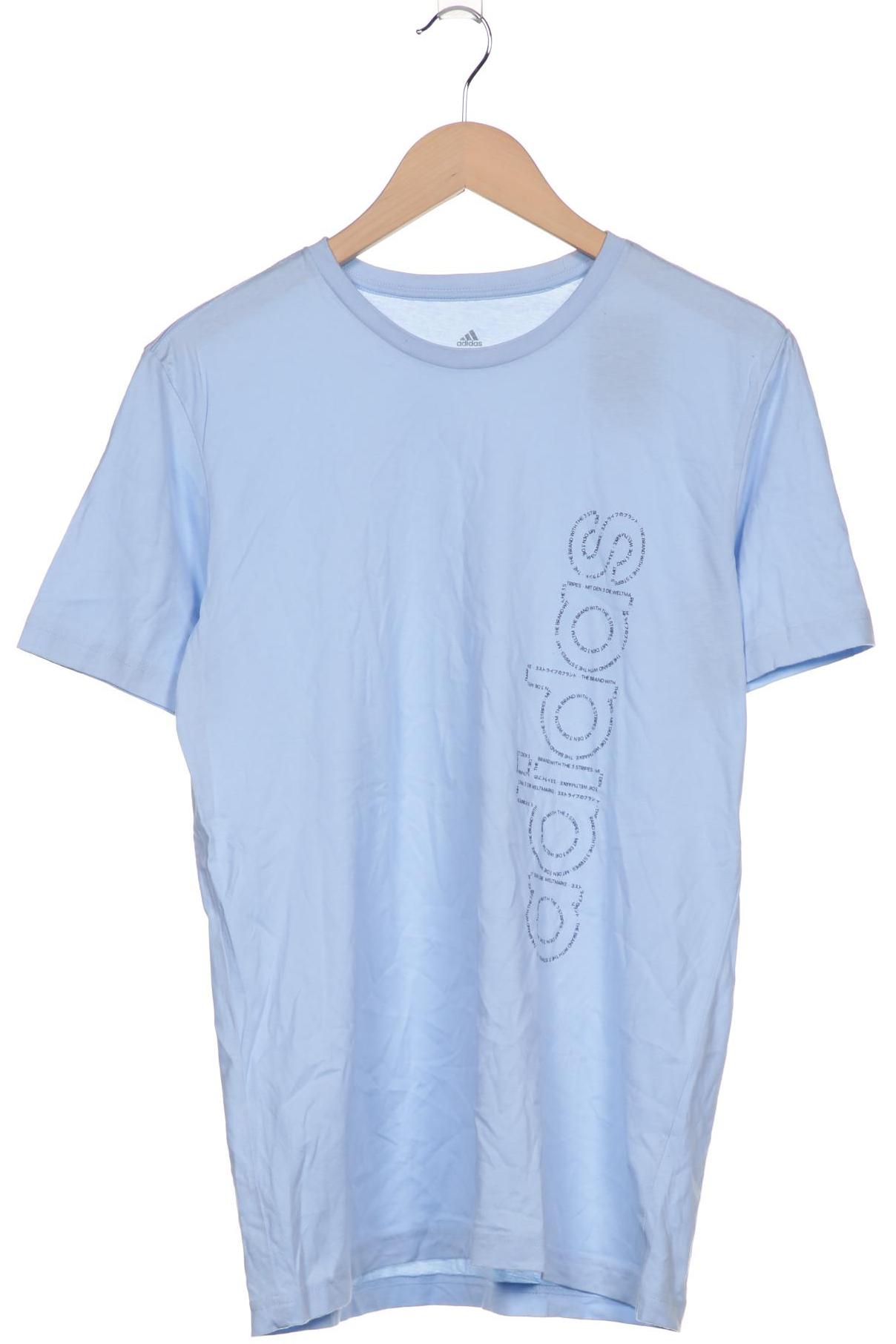

adidas Herren T-Shirt, hellblau, Gr. 48