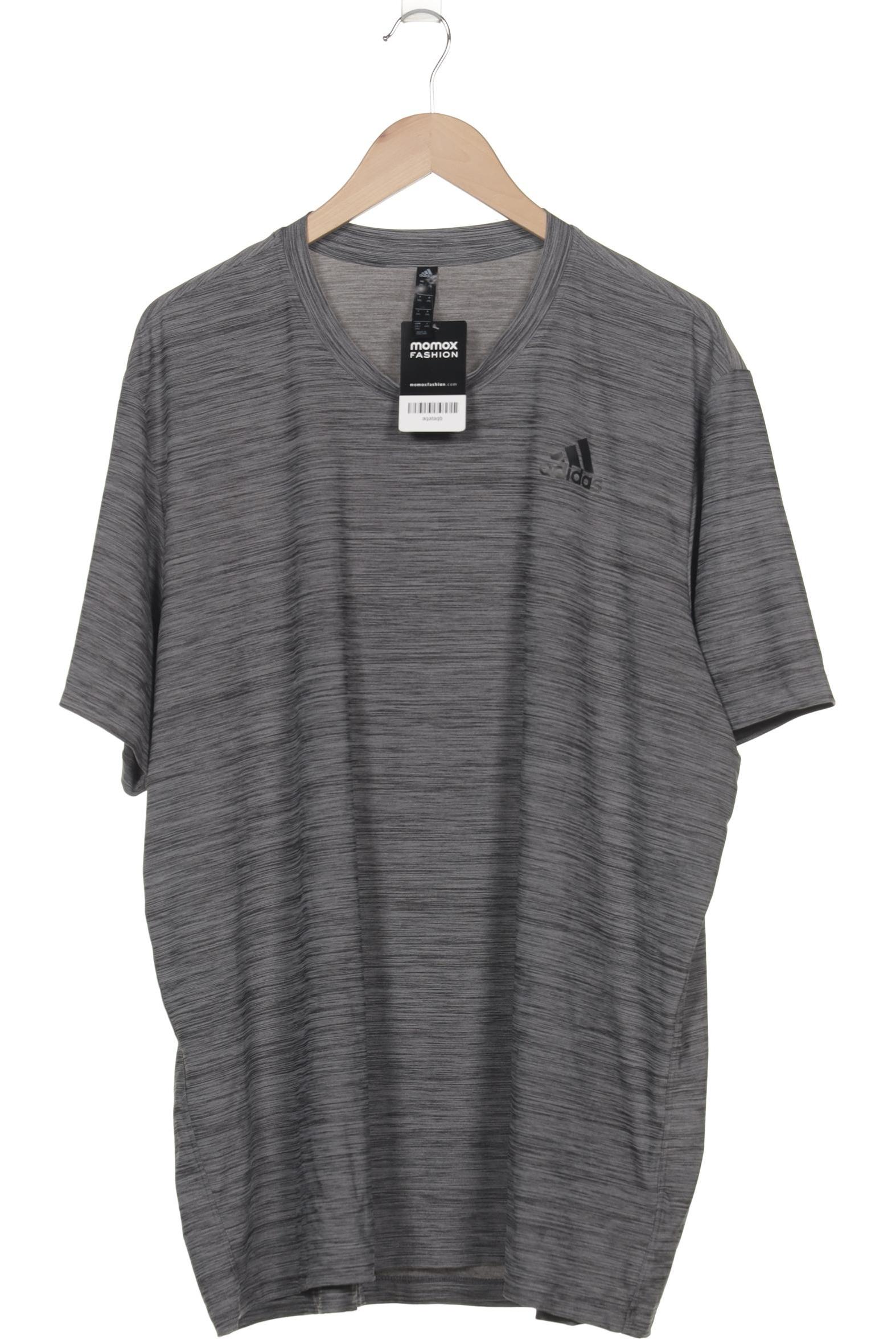 

adidas Herren T-Shirt, grau, Gr. 56