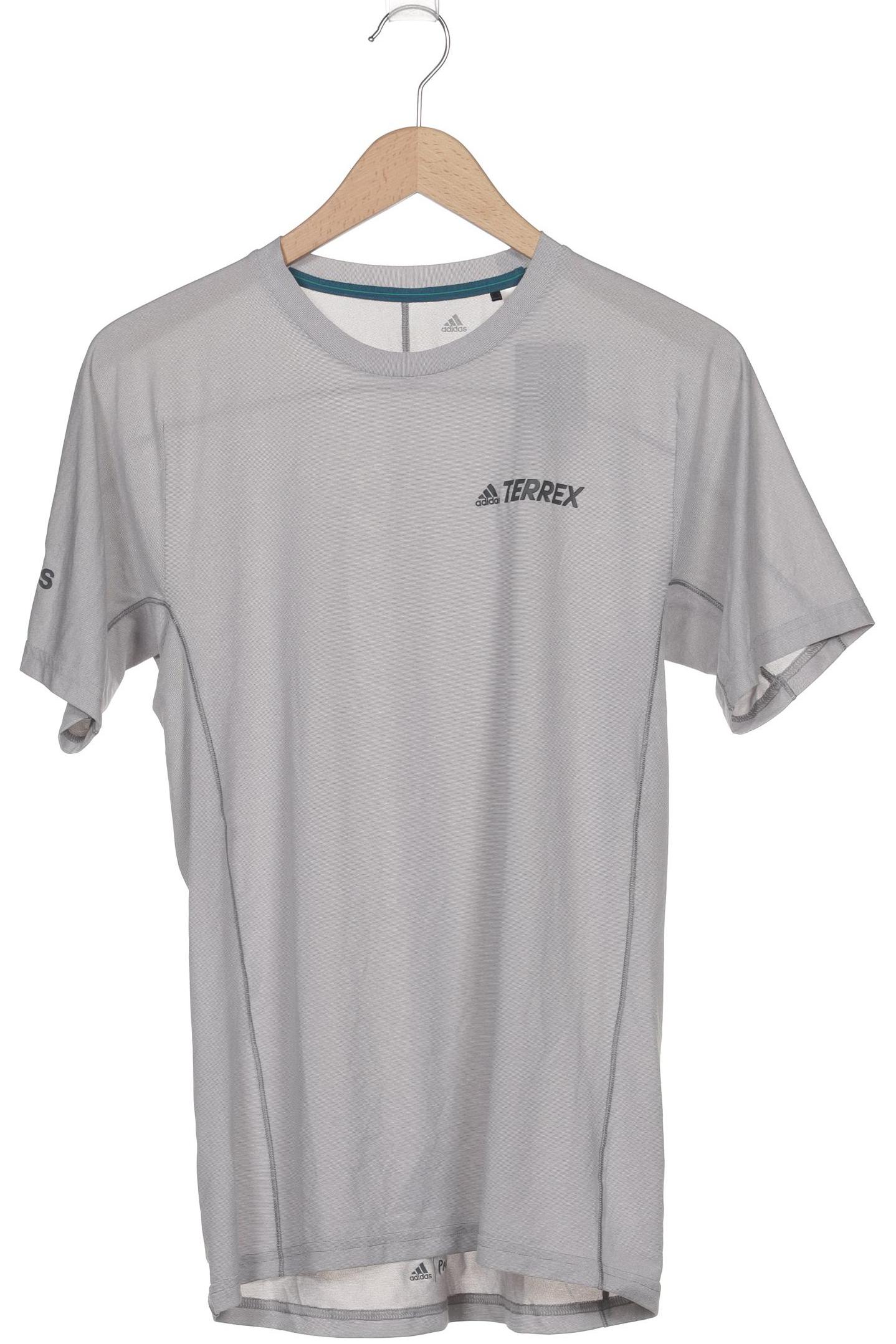 

adidas Herren T-Shirt, grau, Gr. 48