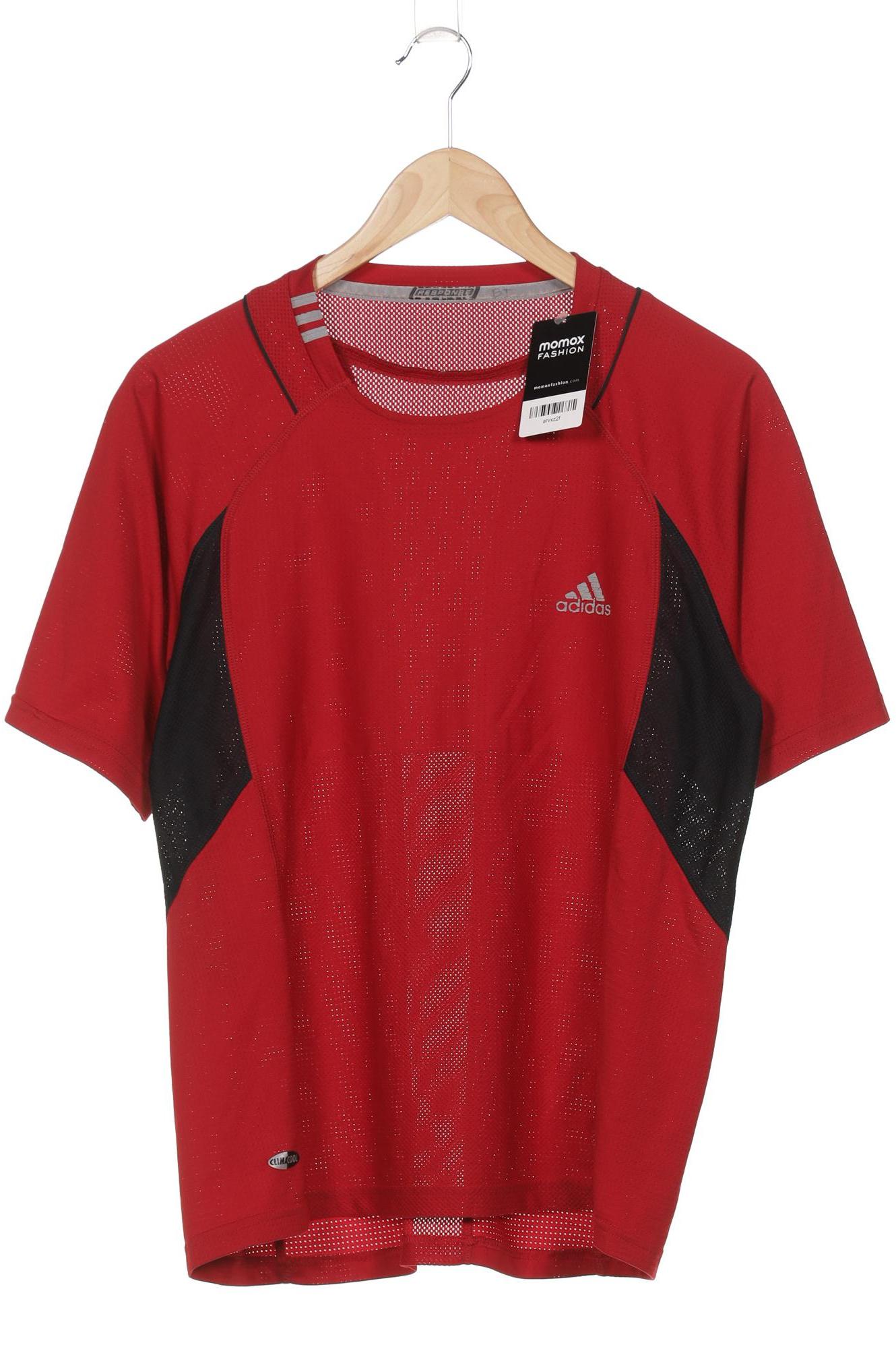 

adidas Herren T-Shirt, rot, Gr. 48