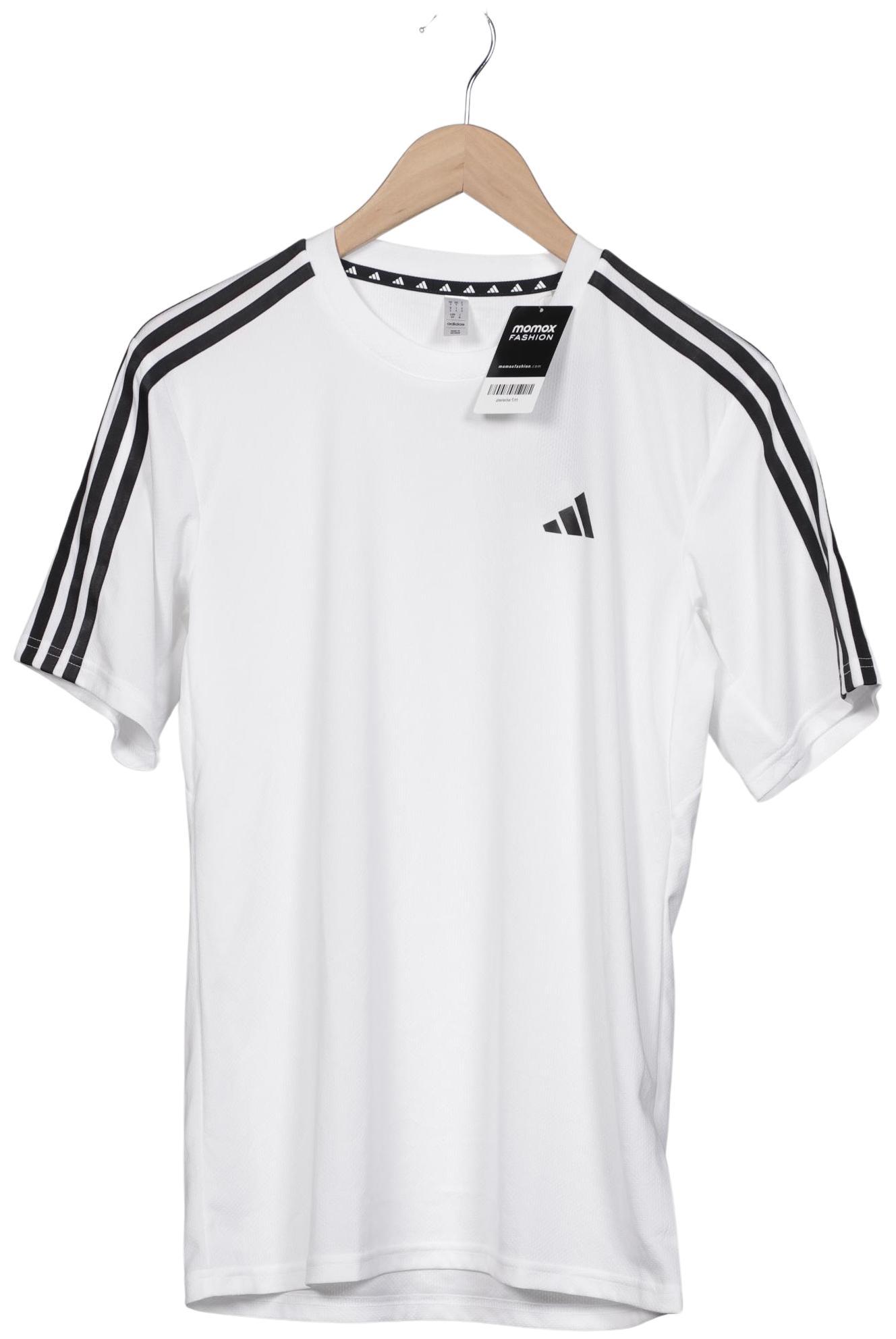 

adidas Herren T-Shirt, weiß, Gr. 46