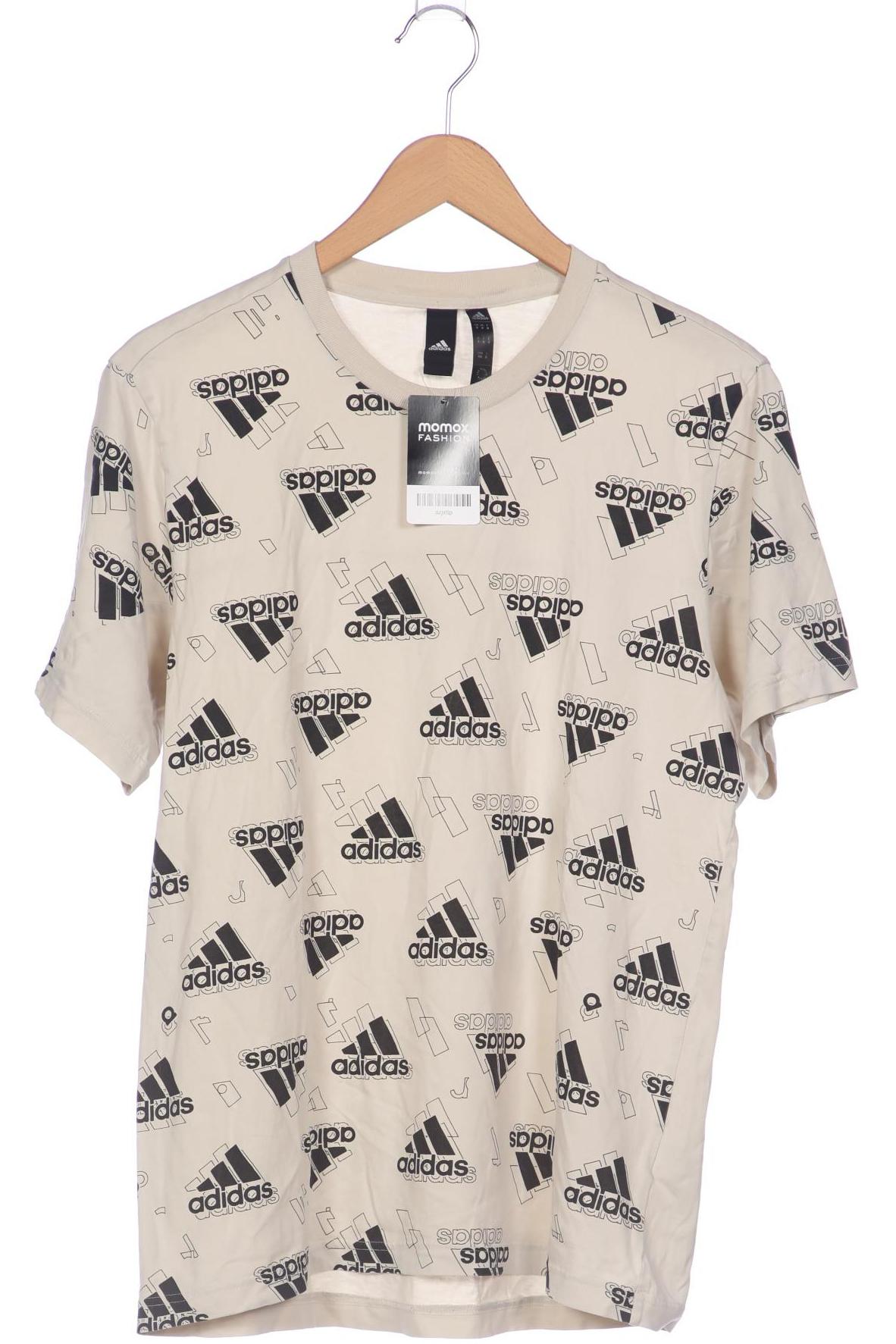 

adidas Herren T-Shirt, beige, Gr. 48