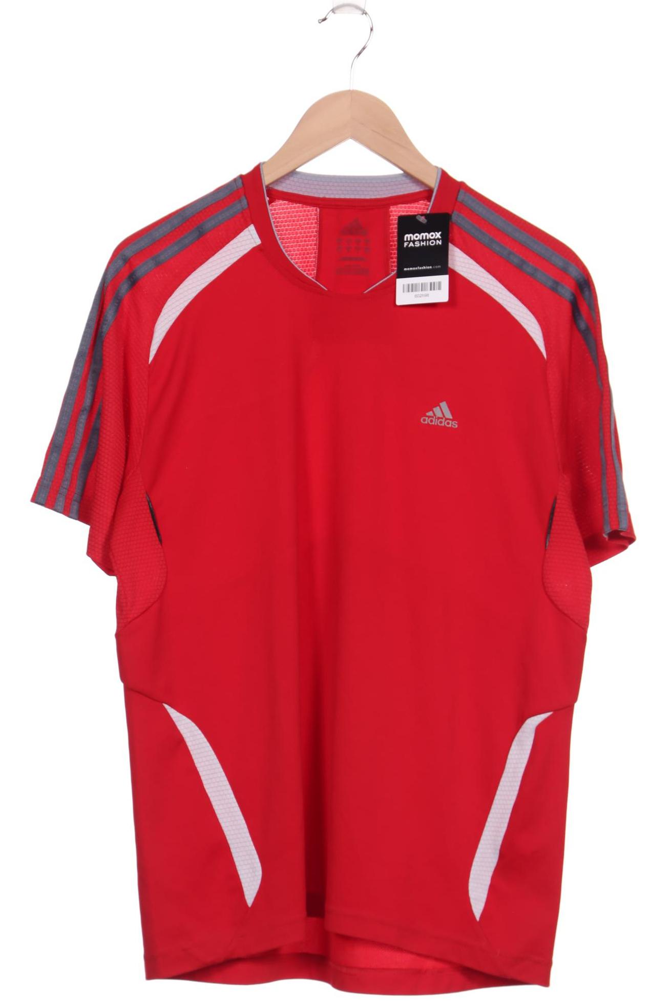 

adidas Herren T-Shirt, rot, Gr. 52